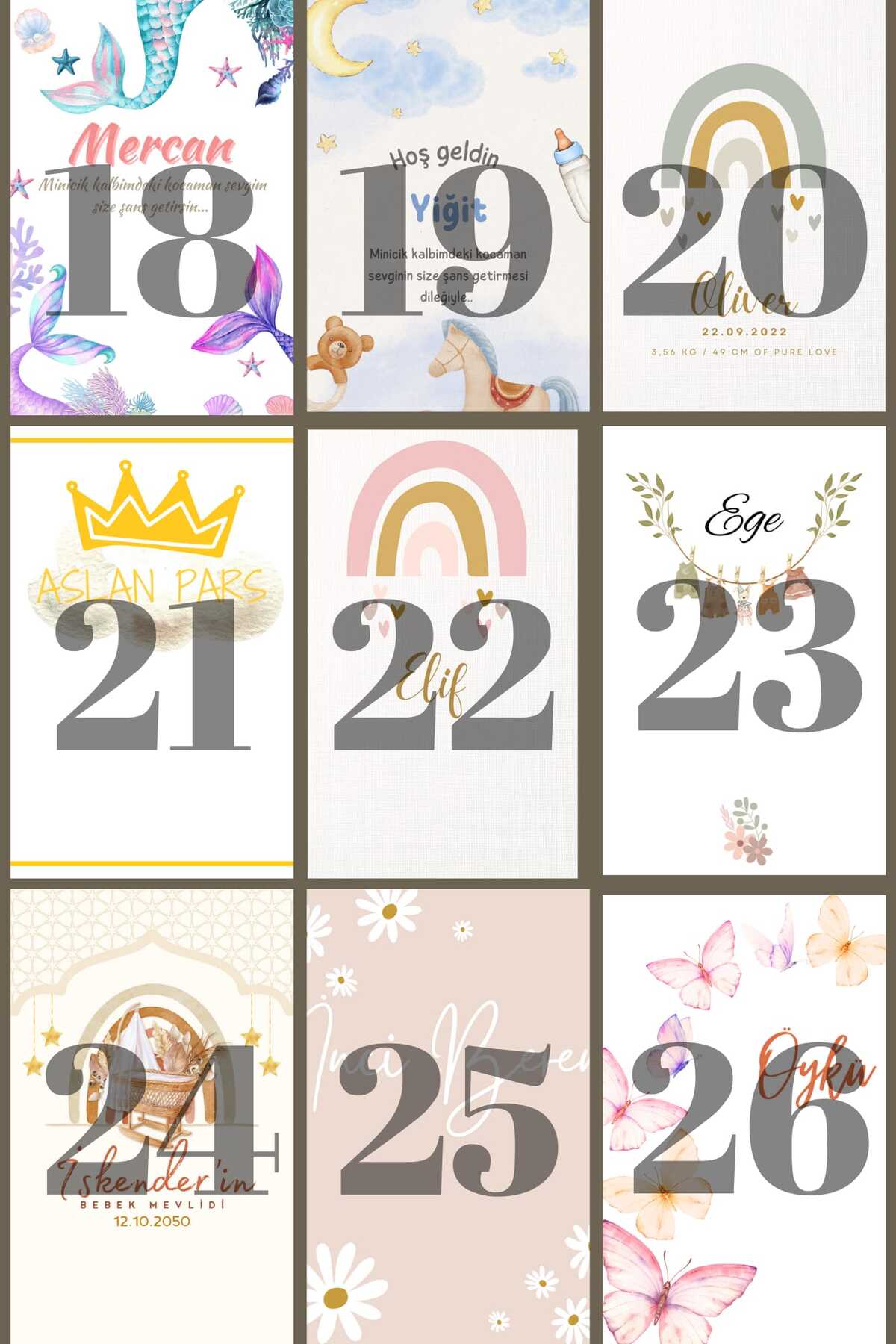 NLYCOLLECTİON Bebek Hedi̇yeli̇k Kolonya (mevli̇d, Yeni̇ Doğan, Doğum Günü) 10 Adet fotoğrafı 6 (önizleme)