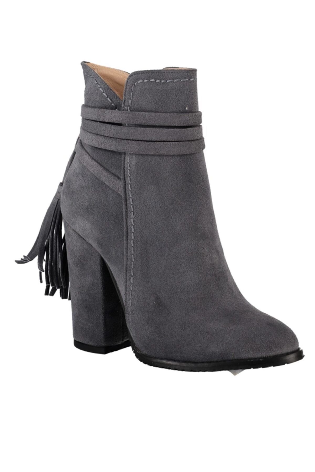 Fox Shoes-Сиви дамски боти A922803902 2
