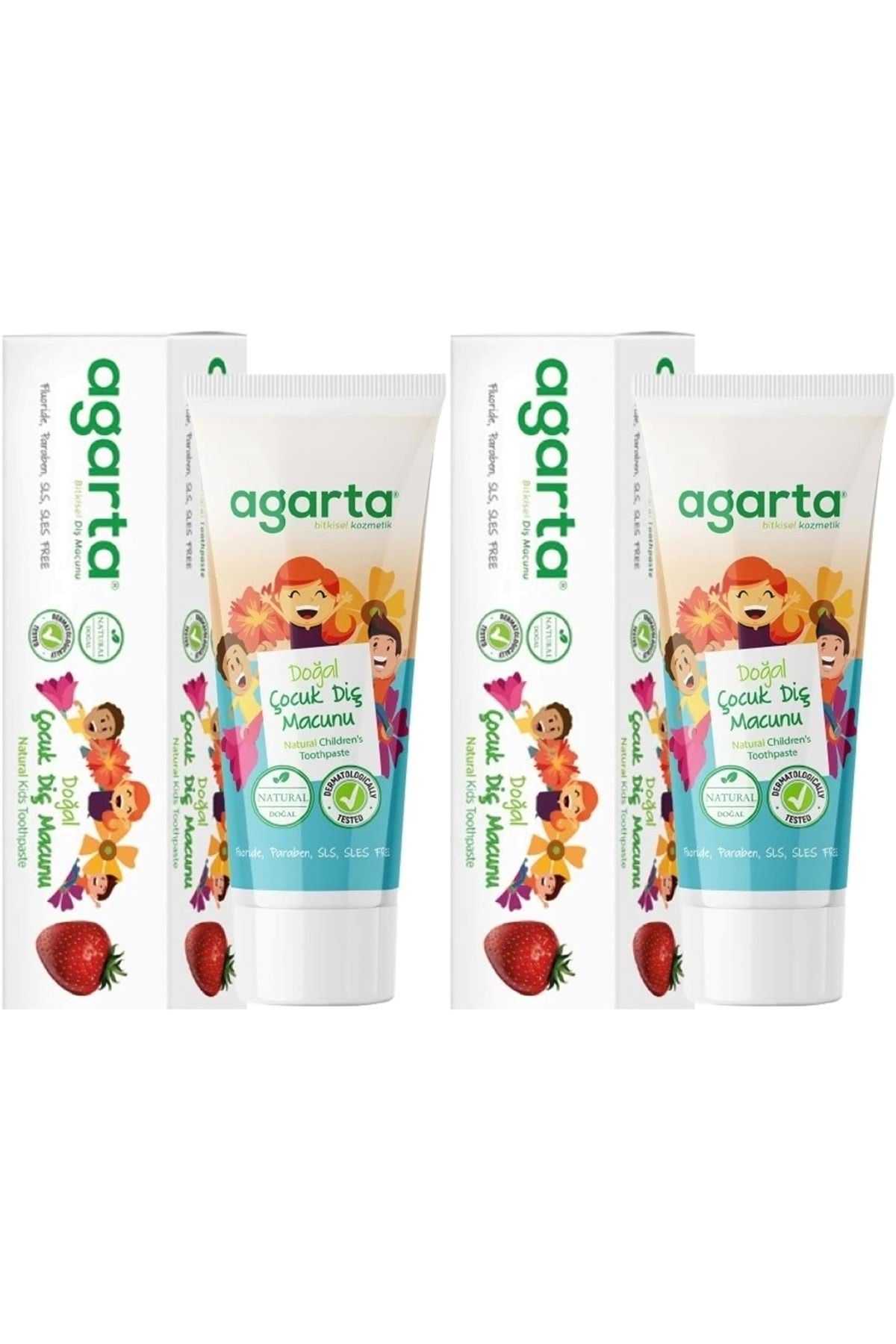Agarta Doğal Diş Macunu 75ml Çocuk (2 Lİ SET)