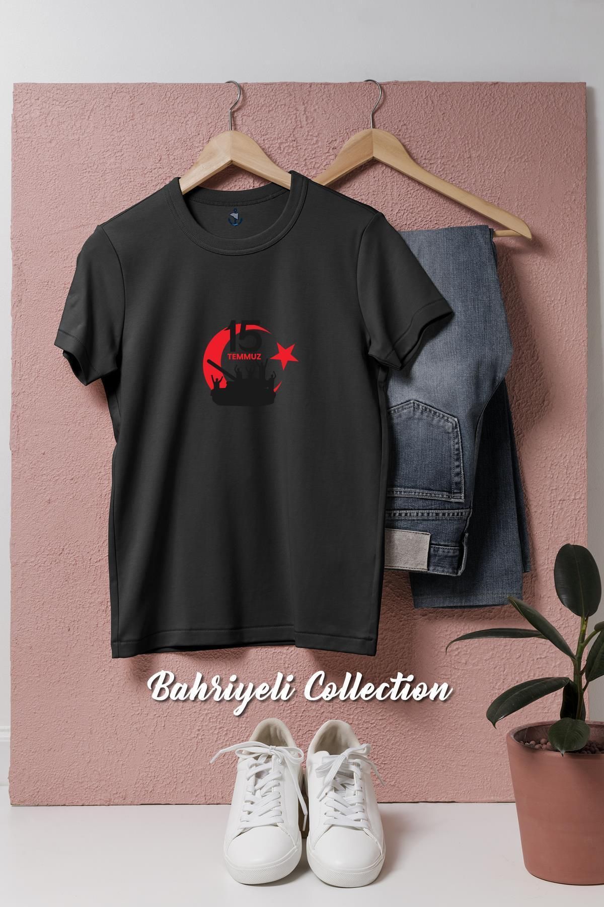 bahriyeli.jpeg Oversize 15 Temmuz Tank Tasarımlı Unisex T-Shirt