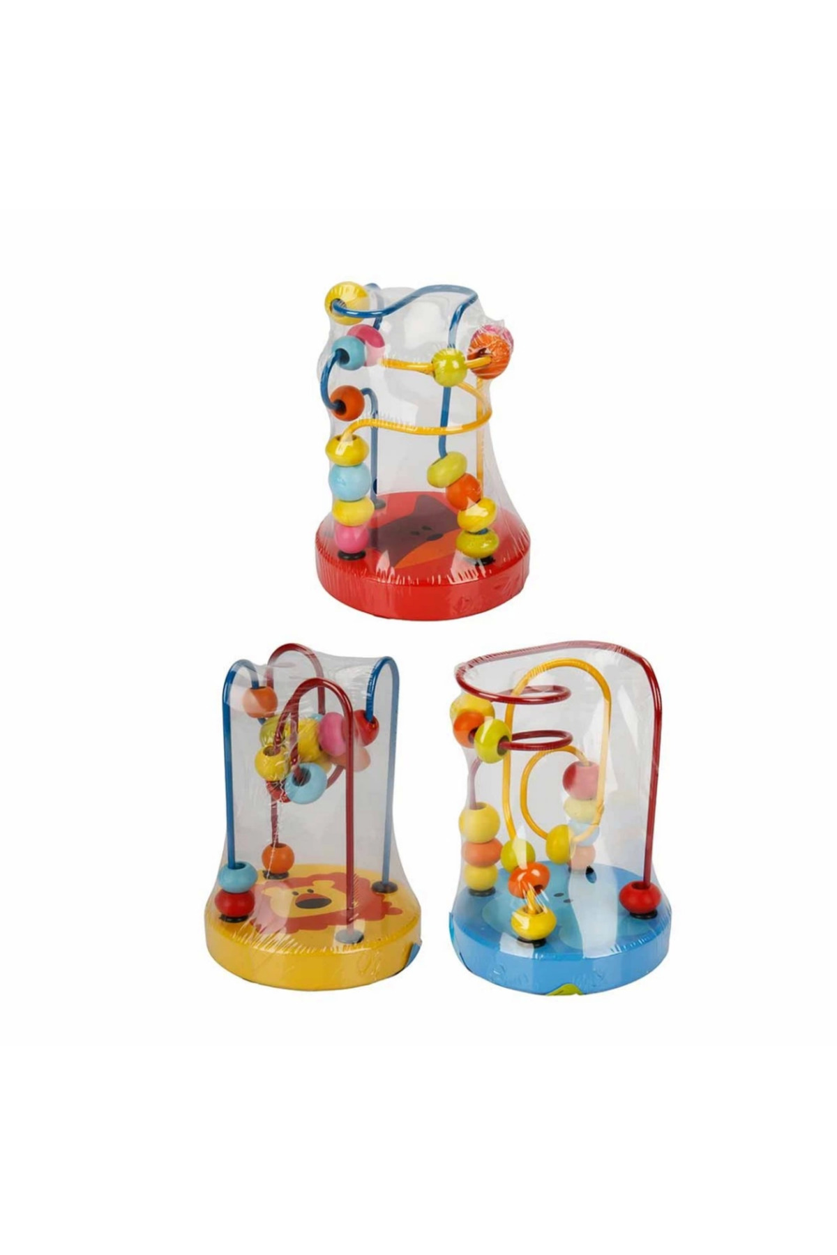 NW NessiWorld Woody Tahta Boncuk Oyunu Orman Hayvanları S00000575 fotoğrafı 4 (önizleme)