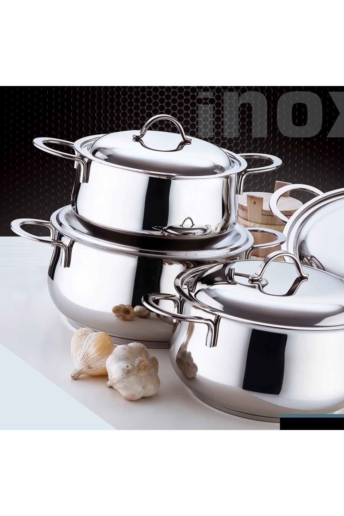 gülsan-Lara Inox 8 Piece Set 5