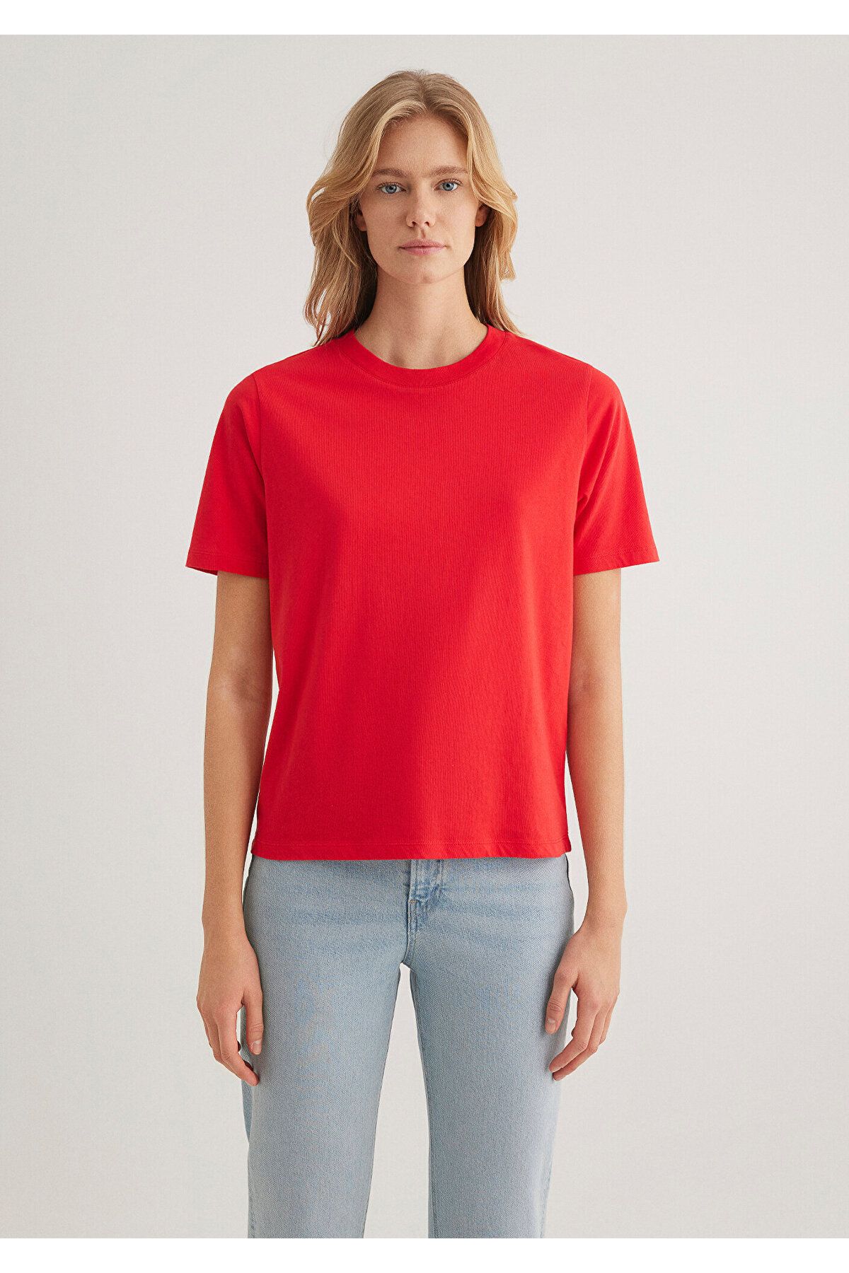 Mavi-Red Basic T-Shirt Regular Fit / Regular Fit 1600955 -70467 3