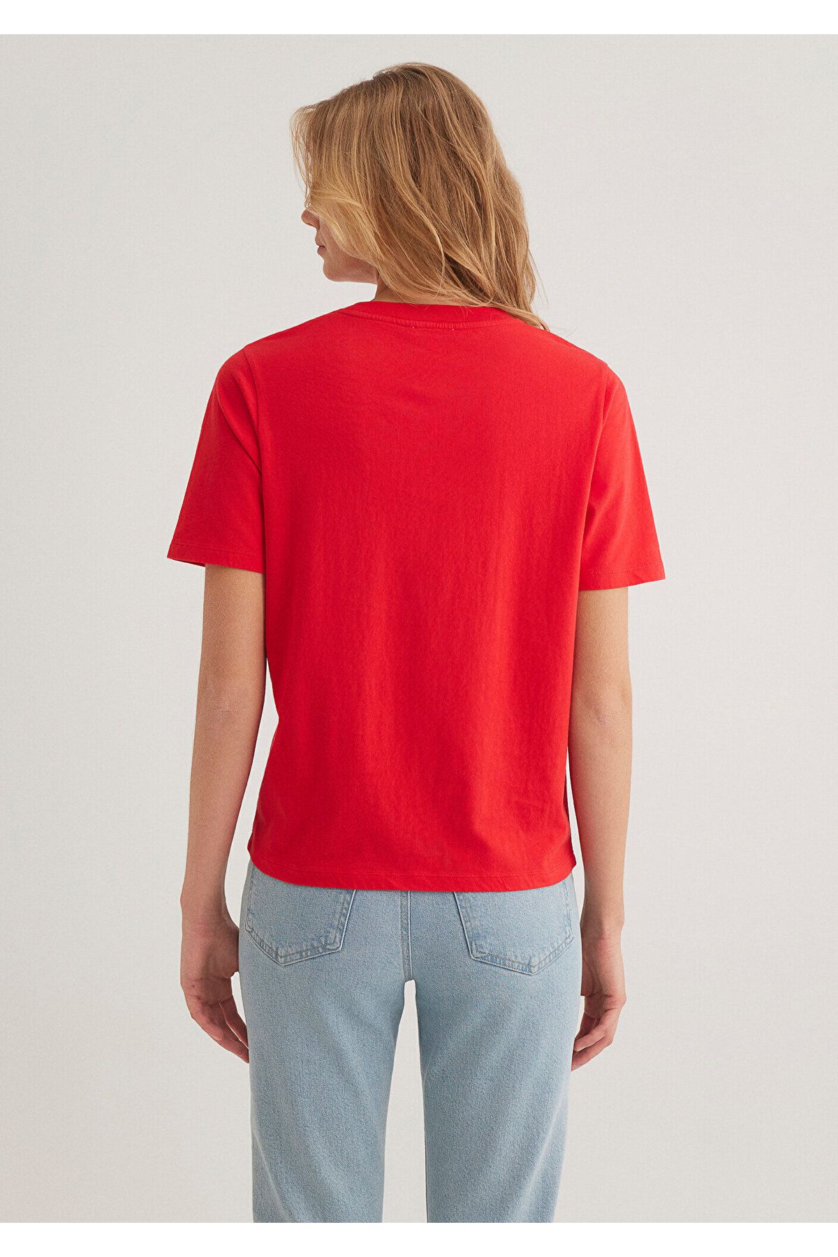 Mavi-Red Basic T-Shirt Regular Fit / Regular Fit 1600955 -70467 4