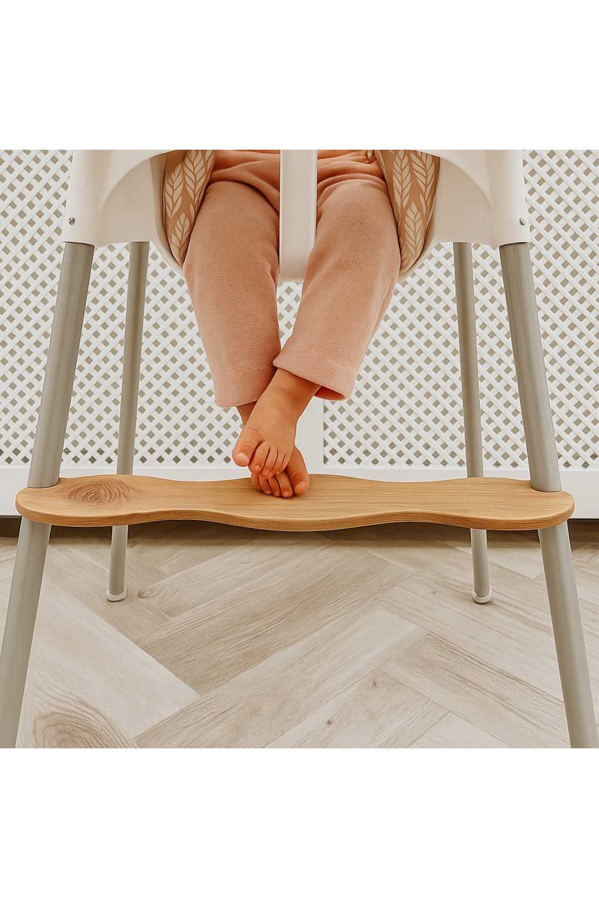 Bebek Özel Mama Sandalyesi Ayak Koyma Desteği - Ikea, E Bebek Baby Plus Star, Faros Orzo Uyumlu fotoğrafı 4 (önizleme)