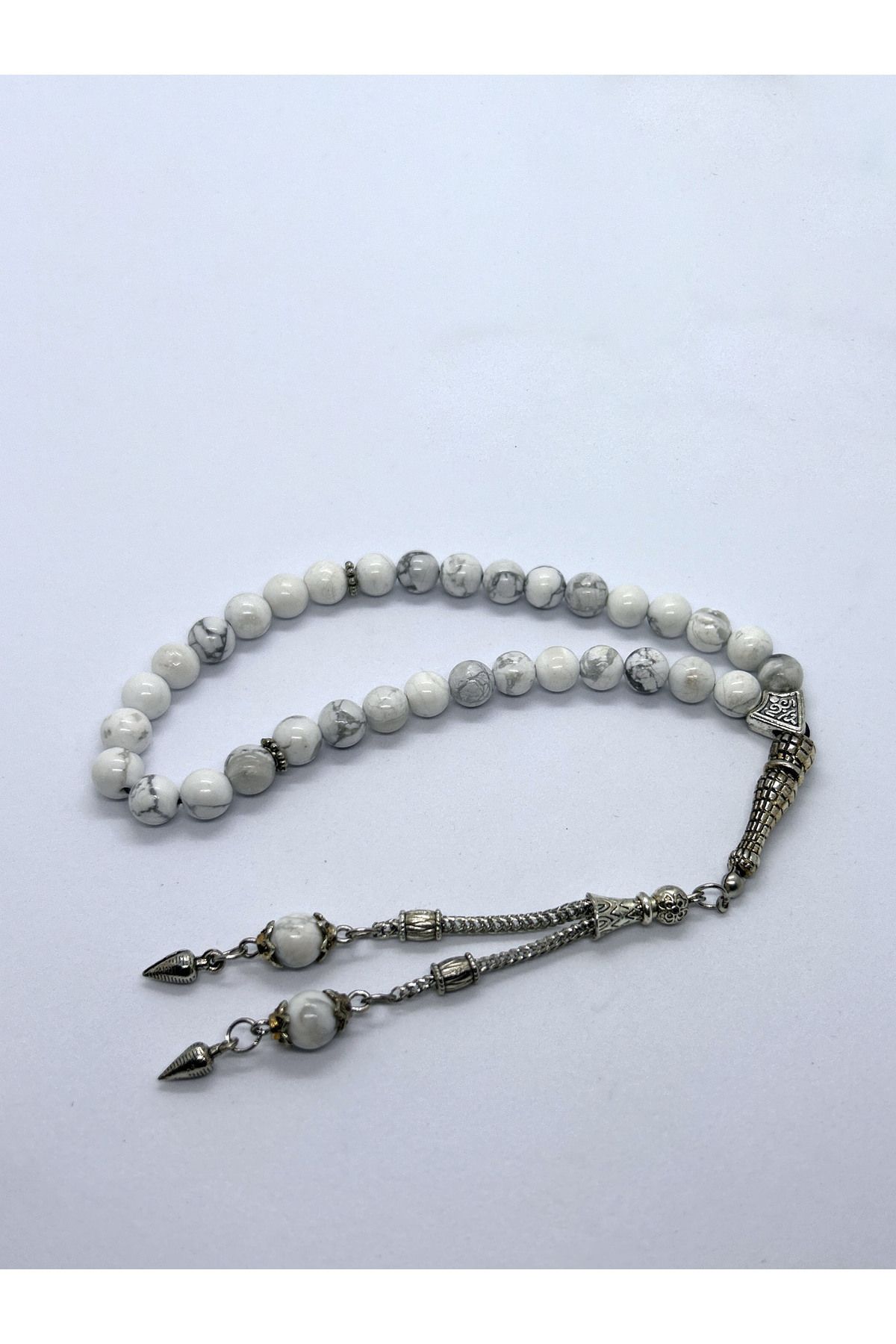 Doğaltaş Hediyelik Orijinal Havlit Taşı Tesbih - 8 mm