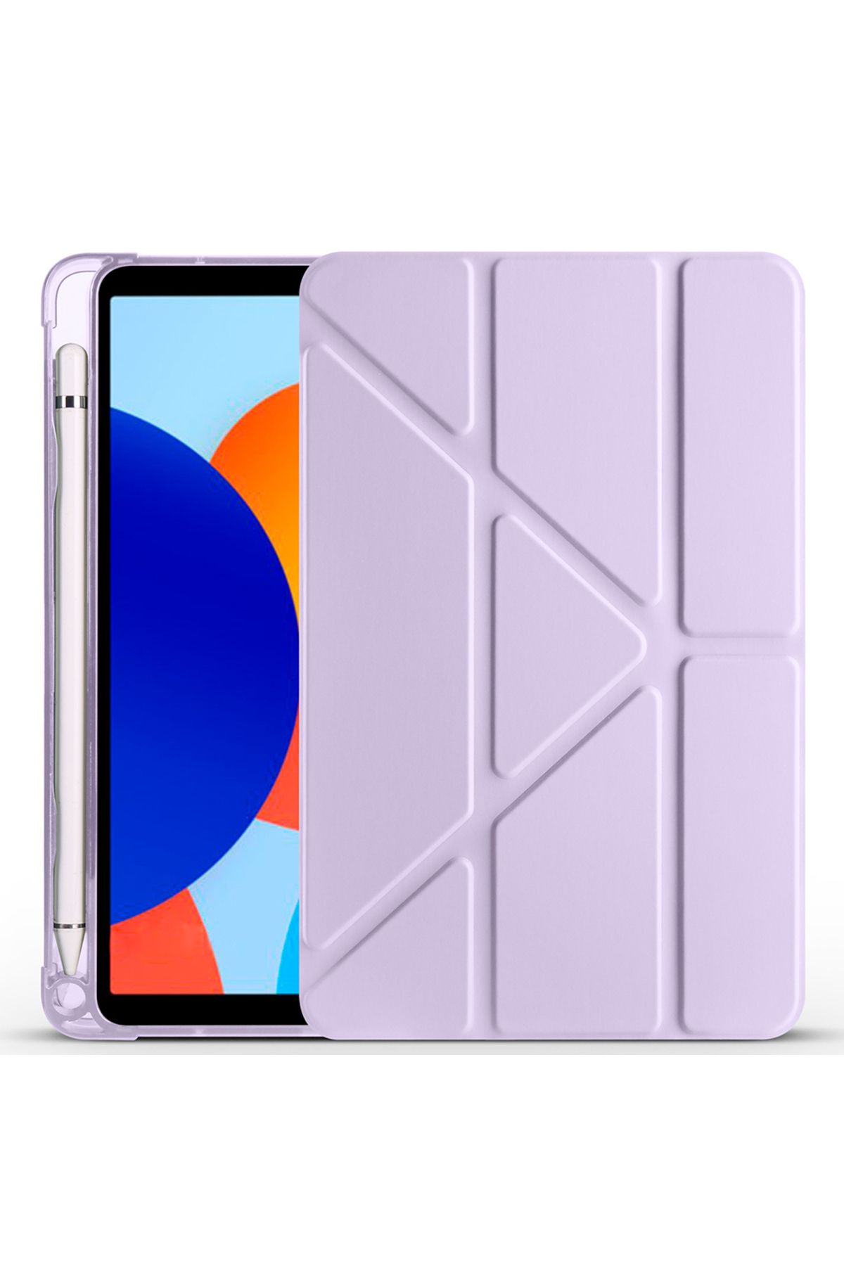 Nezih Case Samsung Tab S10 FE Plus 13,1 inch Uyumlu Trifolding Kalem Bölmeli Standlı Uyku Modlu Kılıf
