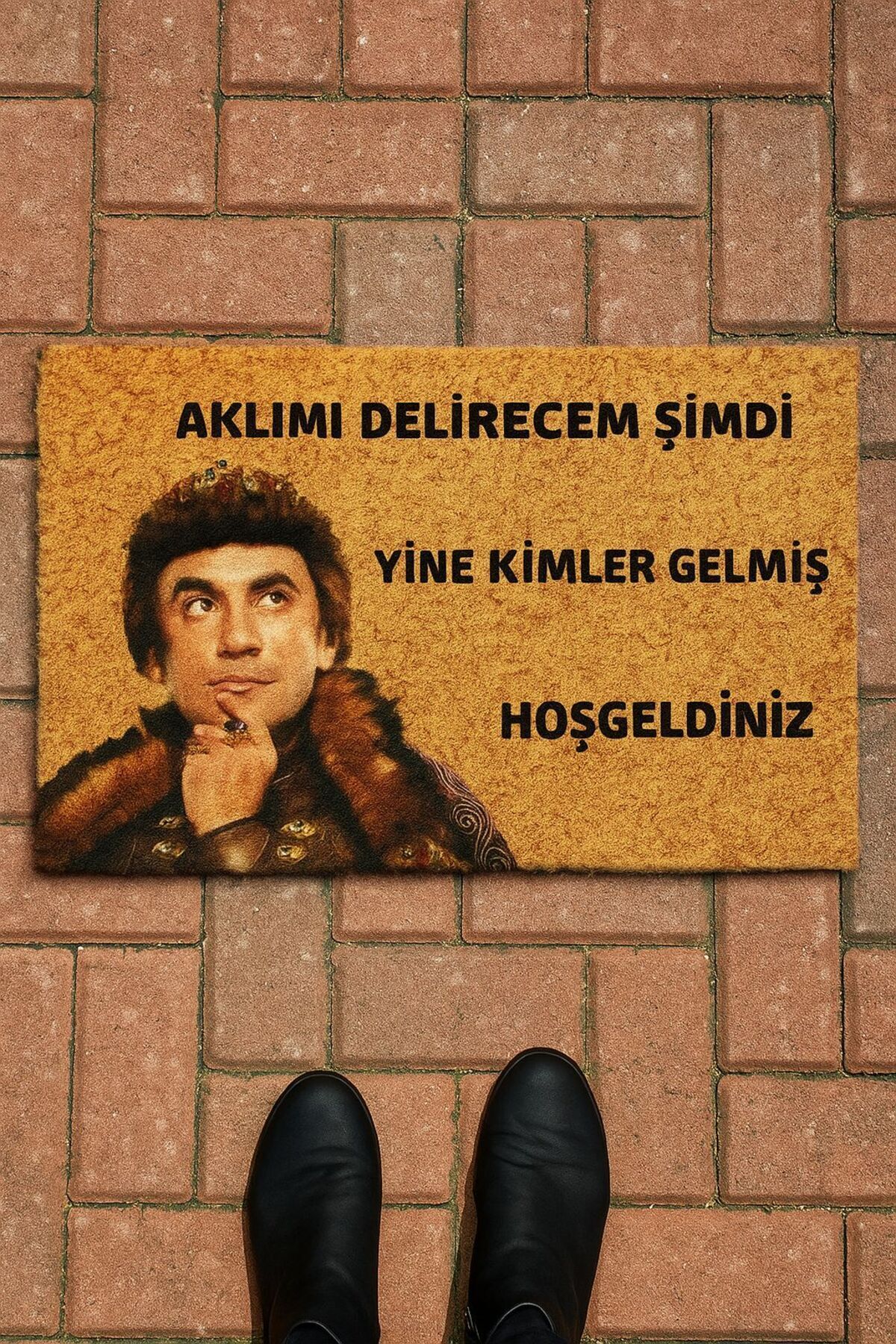 adenkahome Prens Replik Temalı Kapı Önü Paspası Dijital Baskılı 40x70 cm
