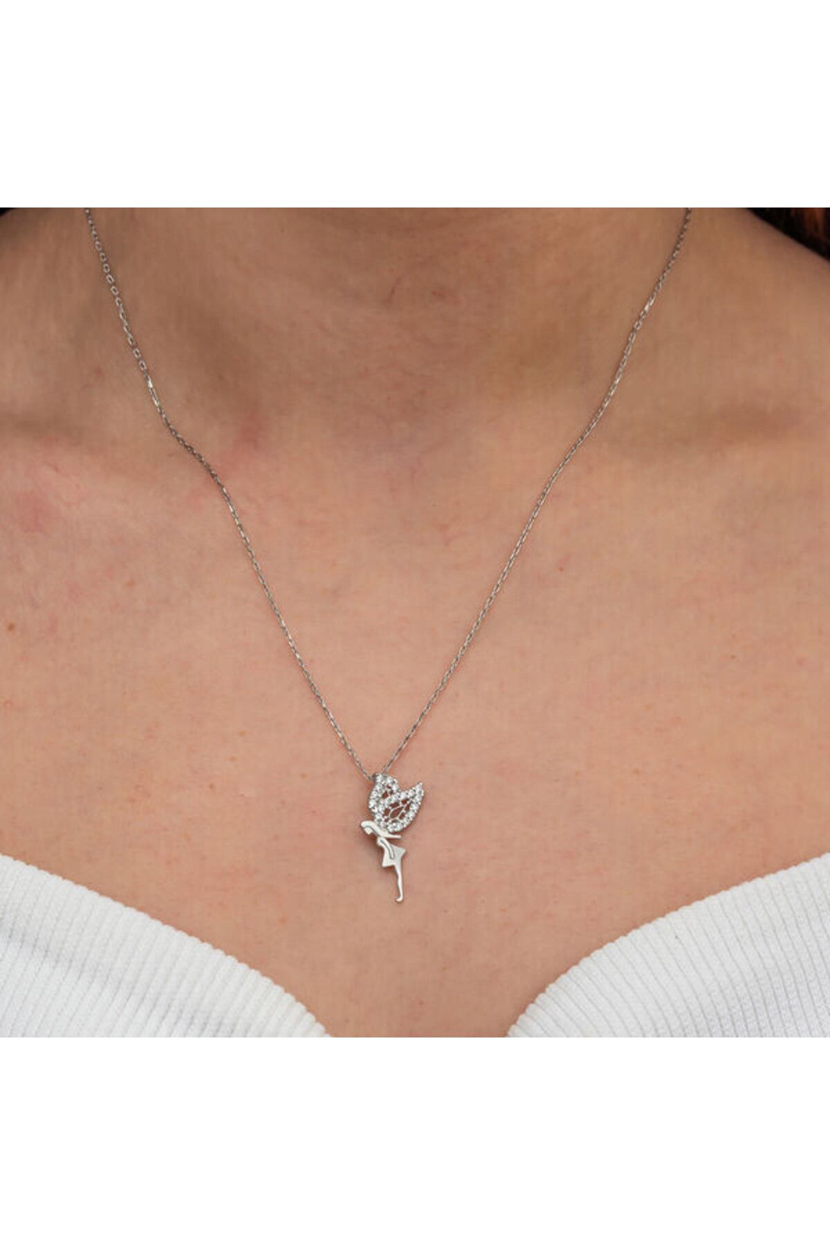 shop Peri Kızı 925 Ayar Gümüş Kolye