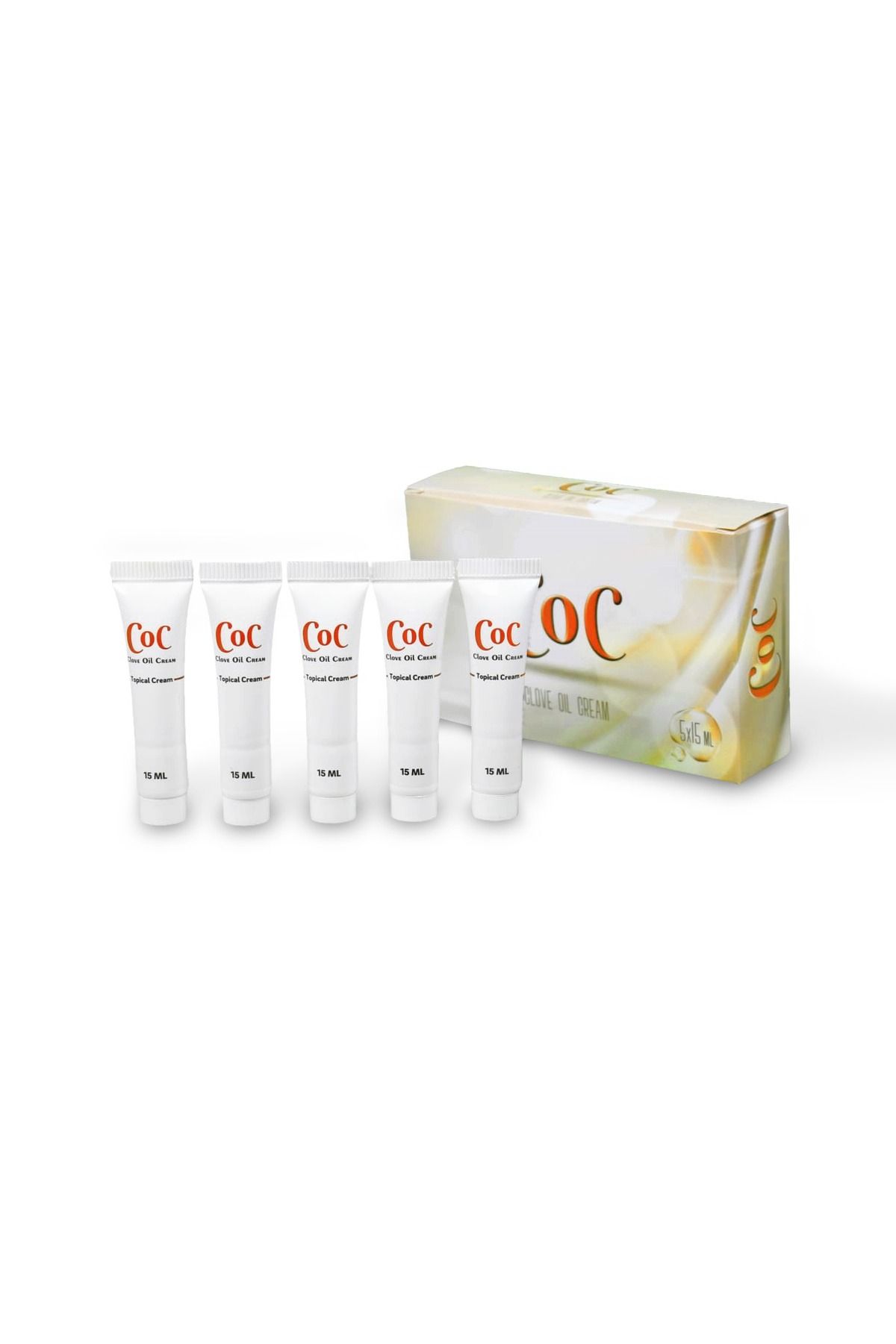 COC Profesyonel topikal Anestezi Kremi 15 ml x 5 Adet Epilasyon, Dövme ve Lazer Öncesi