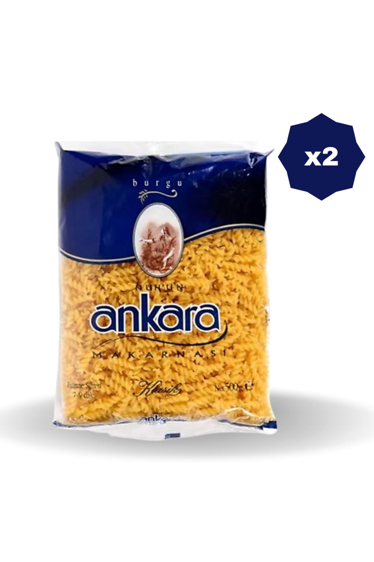 Nuh'un Ankara BURGU MAKARNA 500 GR - (2 ADET)