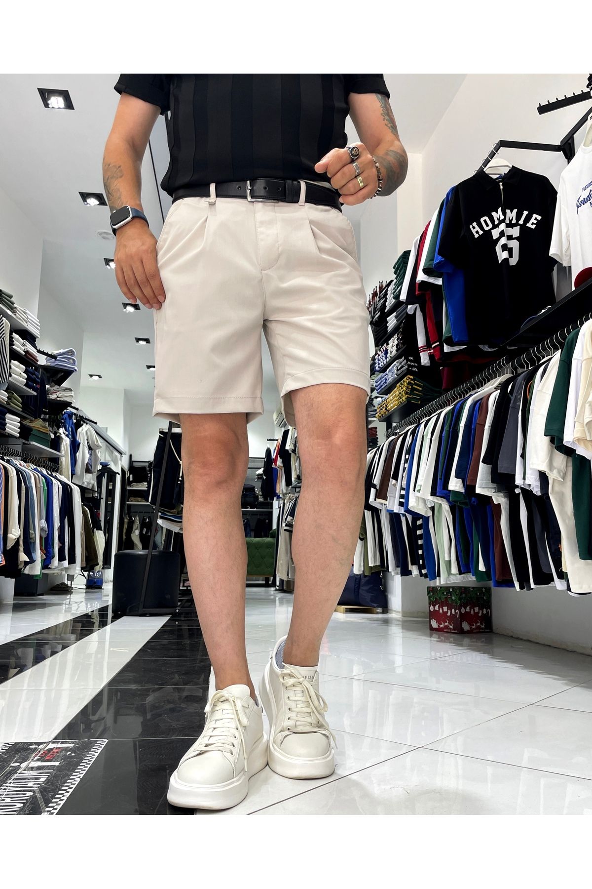 Higo Man Erkek Pile Detaylı Şort