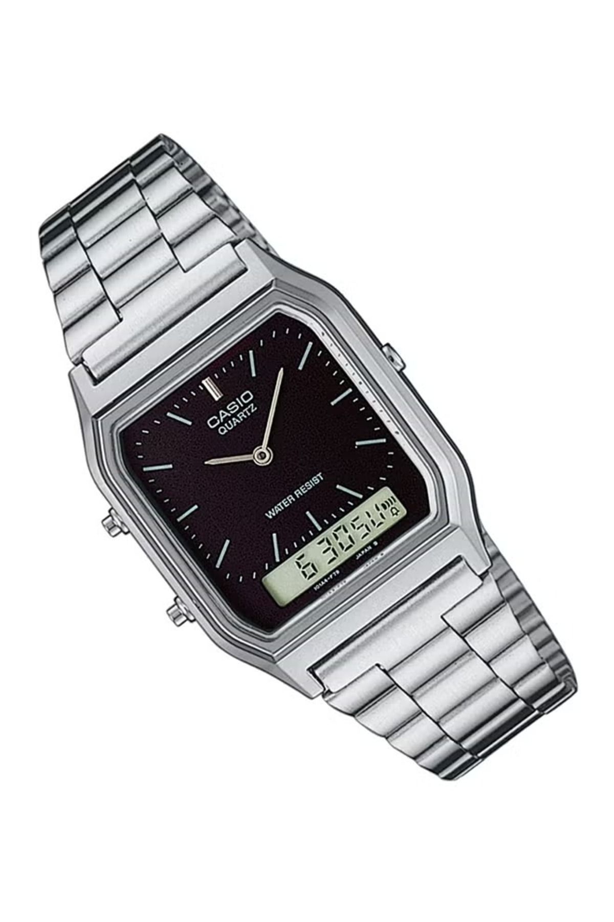 Casio-Men's Stainless Steel Quartz Analog & Digital Watch 3