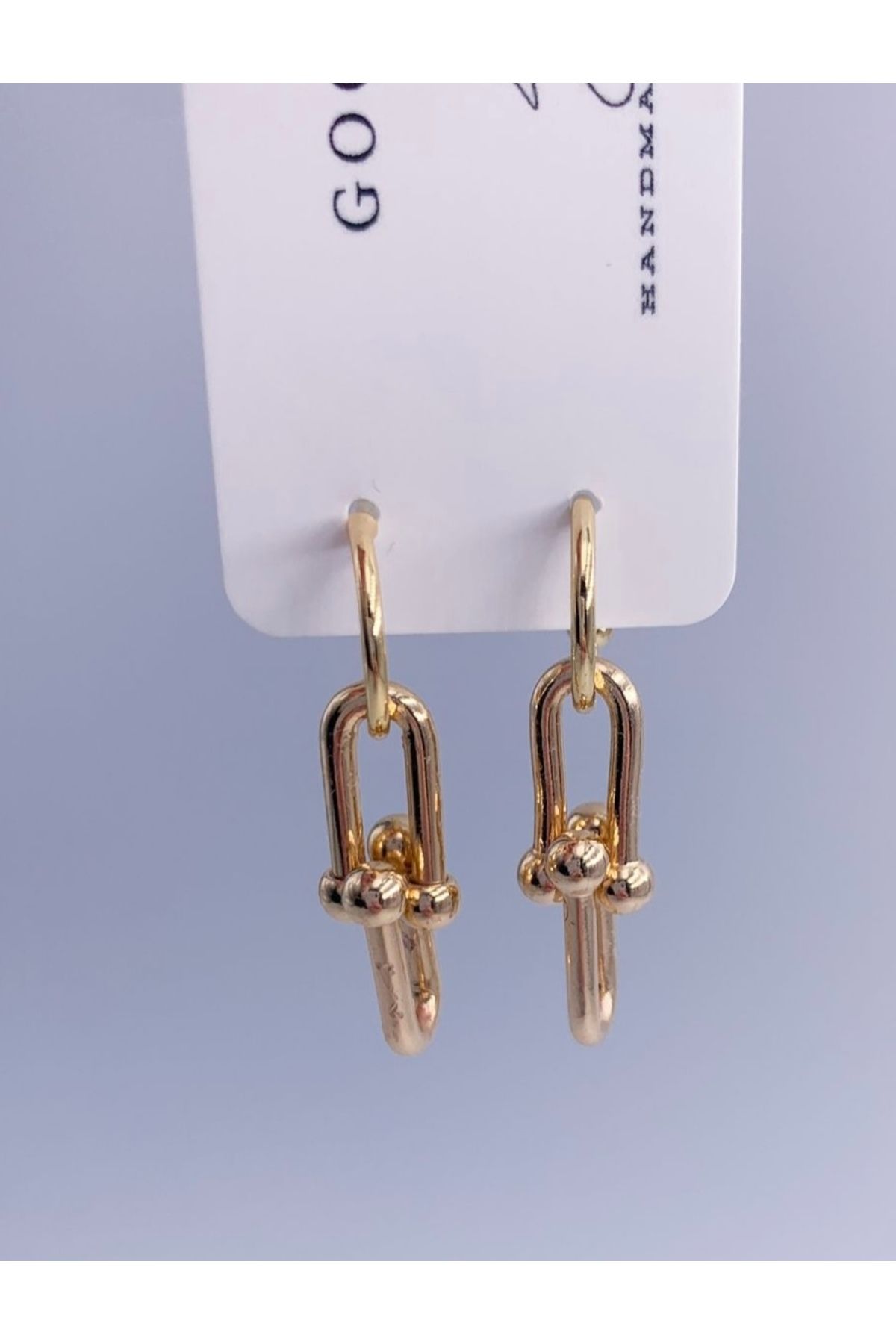 Sane Home Çelik Küpe Gold Küpe Gold Çelik Kadın Küpe