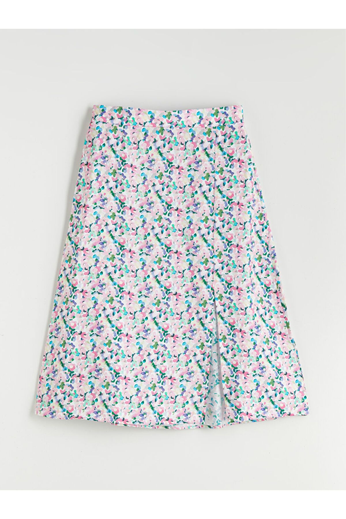 LC Waikiki-Lcw Floral A-Line Skirt with Elastic Waist 5