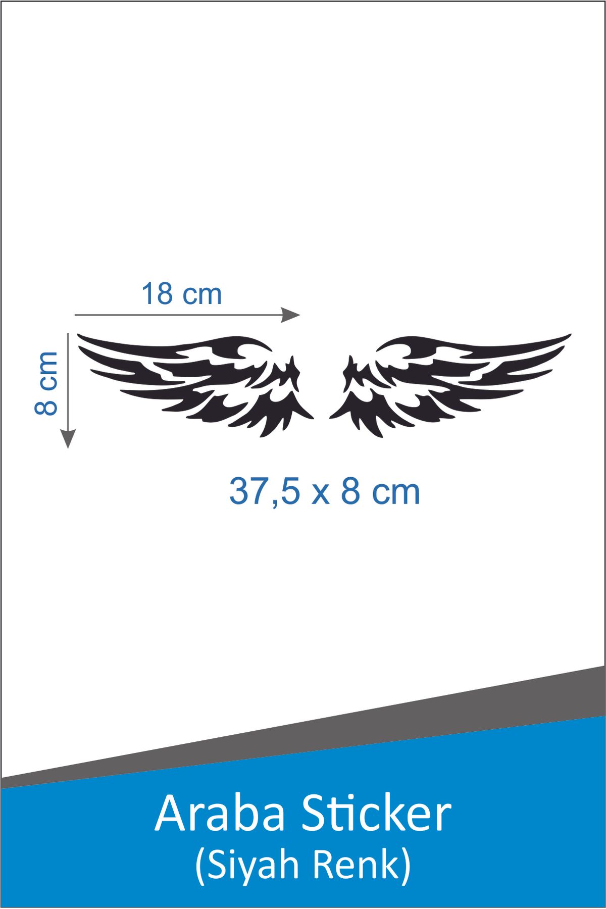 merta ARABA STİCKER ETİKET KANAT