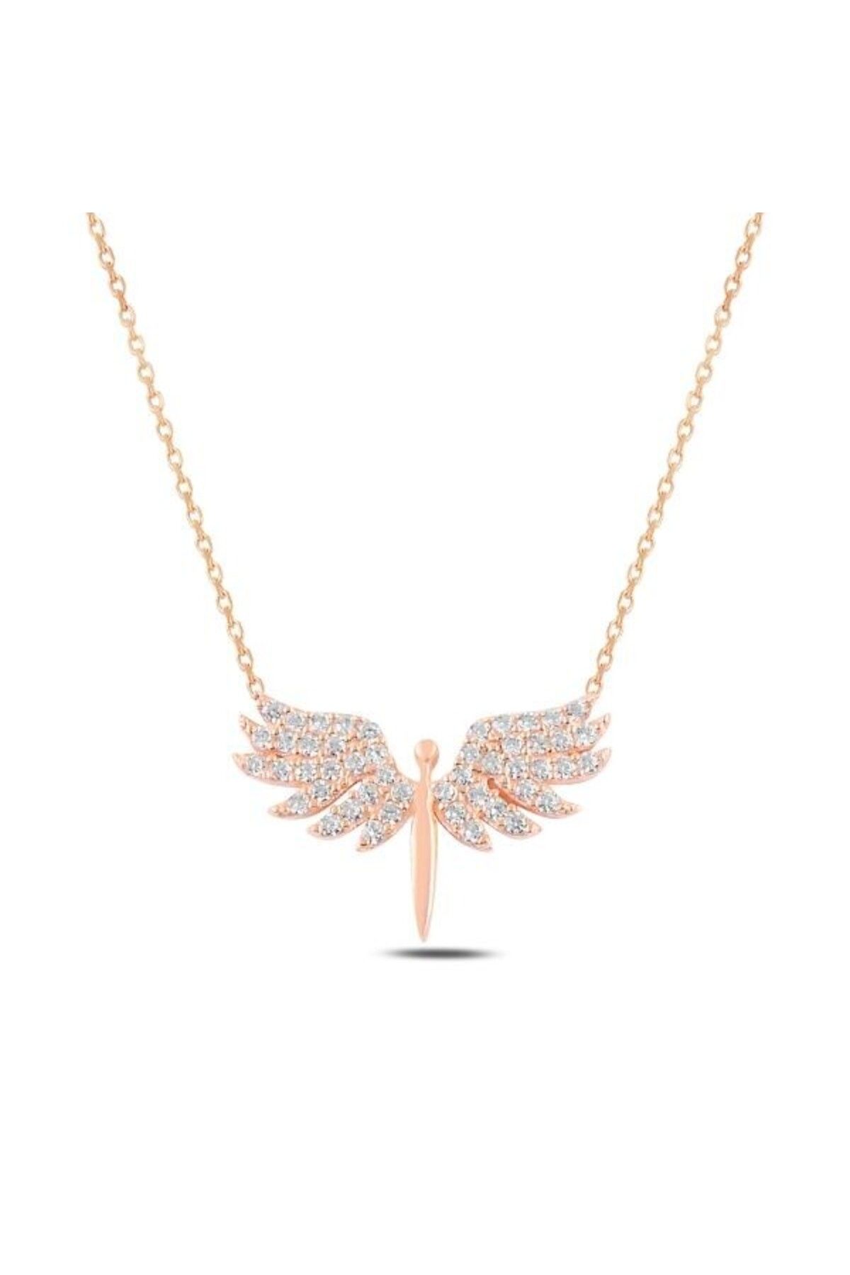 shop Rose Mikail Meleği 925 Ayar Gümüş Kolye