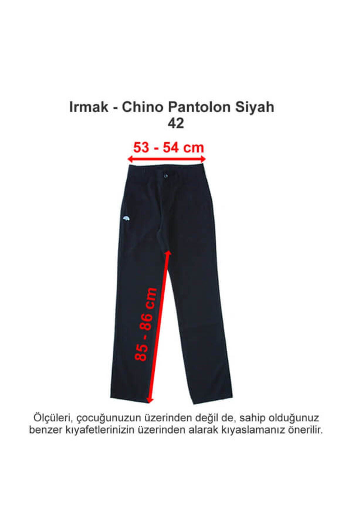 Irmak Okulları Chino Pantolon Siyah 42