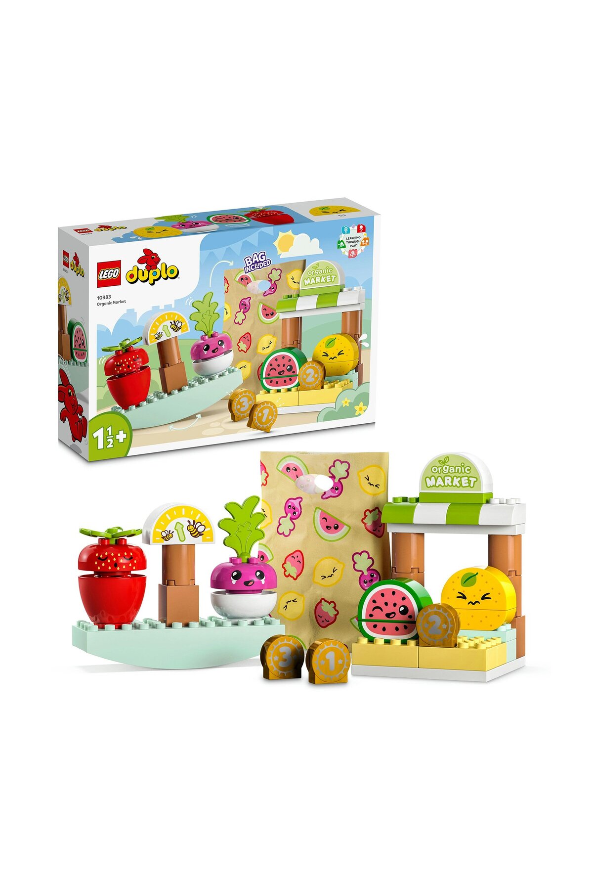 ۱۰۹۸۳ دوپلو مجموعه غذای اولین بازار ارگانیک من اسباب‌بازی‌ها