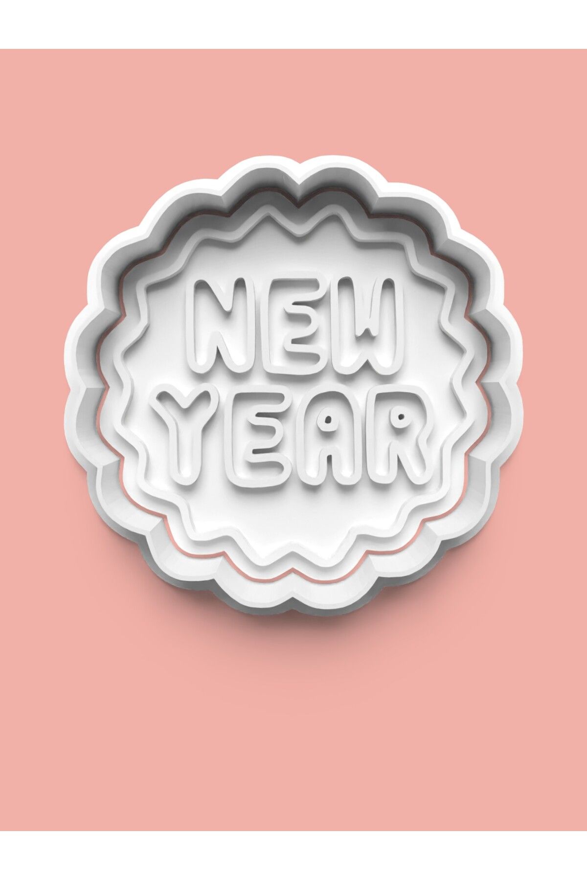 AKTASTORE New Year Kurabiye Kalıbı Ve Şeker Hamuru Kalıbı