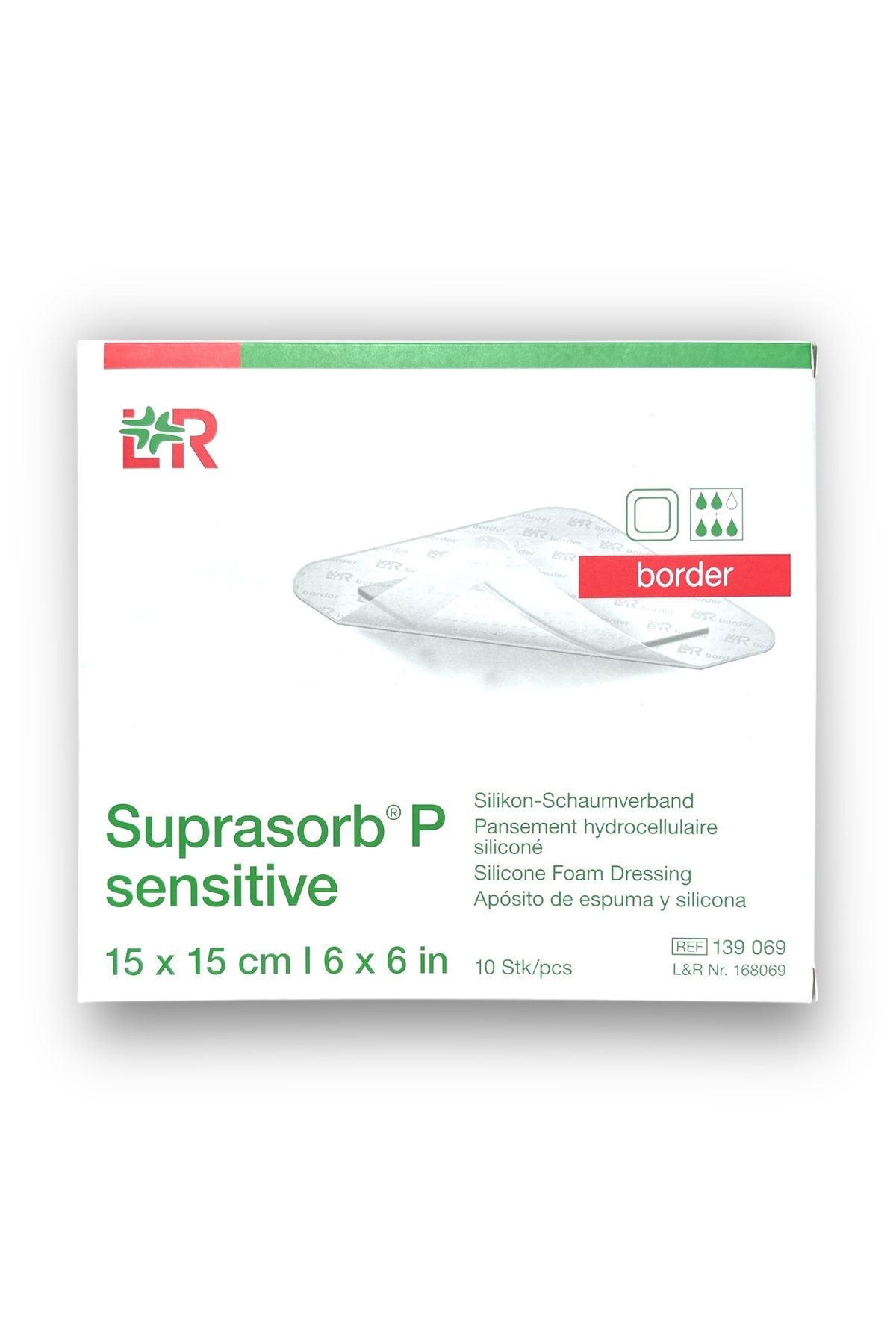 Lohmann & Rauscher Suprasorb P Sensitive 15x15 Köpük Yara Örtüsü Yapışkanlı - 10 Adet