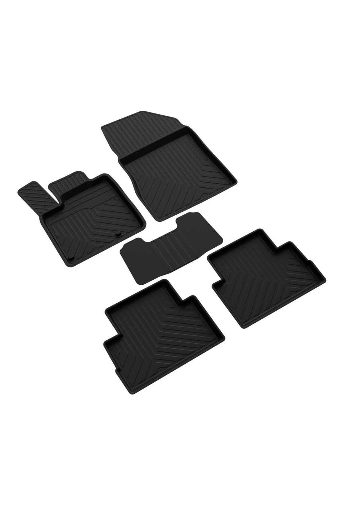 ferrous autoaccessories Nissan Qashqai 3 E-Power Ferrous 4D Havuzlu Kauçuk Paspas 2021 ve Üstü
