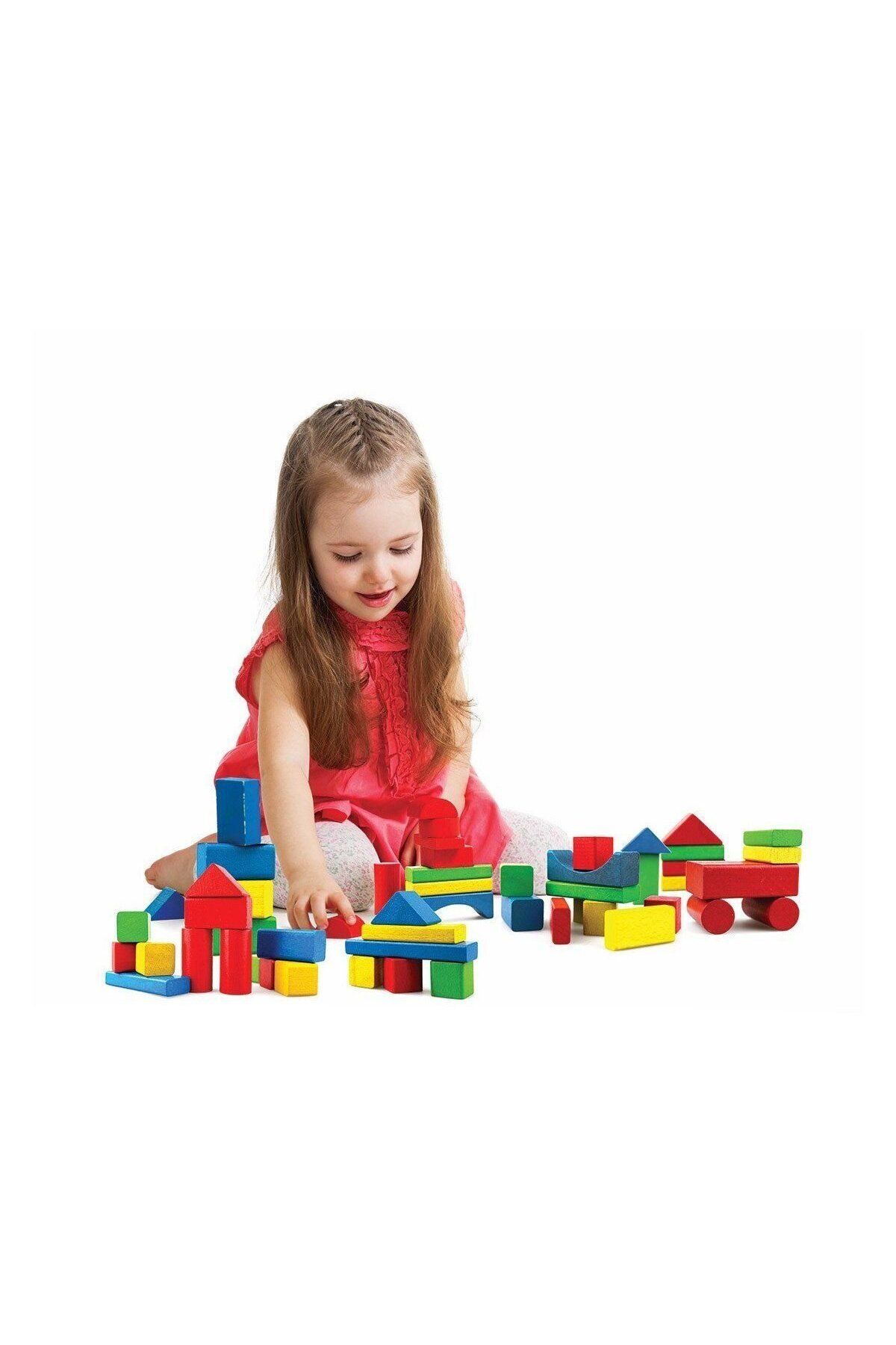 Aymir Ticaret KID-1003 AHŞAP BLOKLAR 80 PARÇA