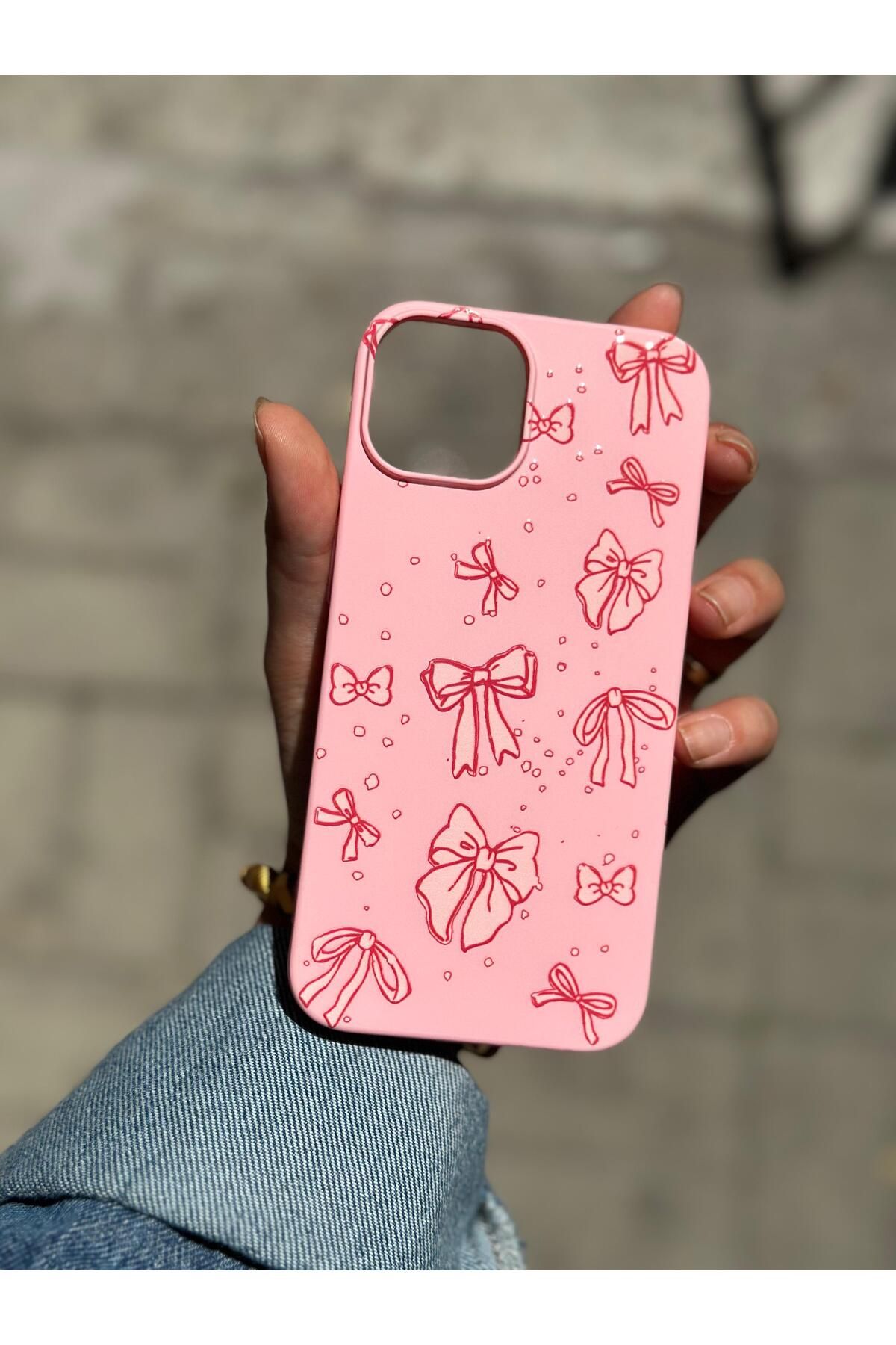 Çitlembik Case Iphone 14 Plus - 15 Plus Uyumlu Desen Tasarımlı Yüksek Kalite Lansman Içi Kadife Kılıf