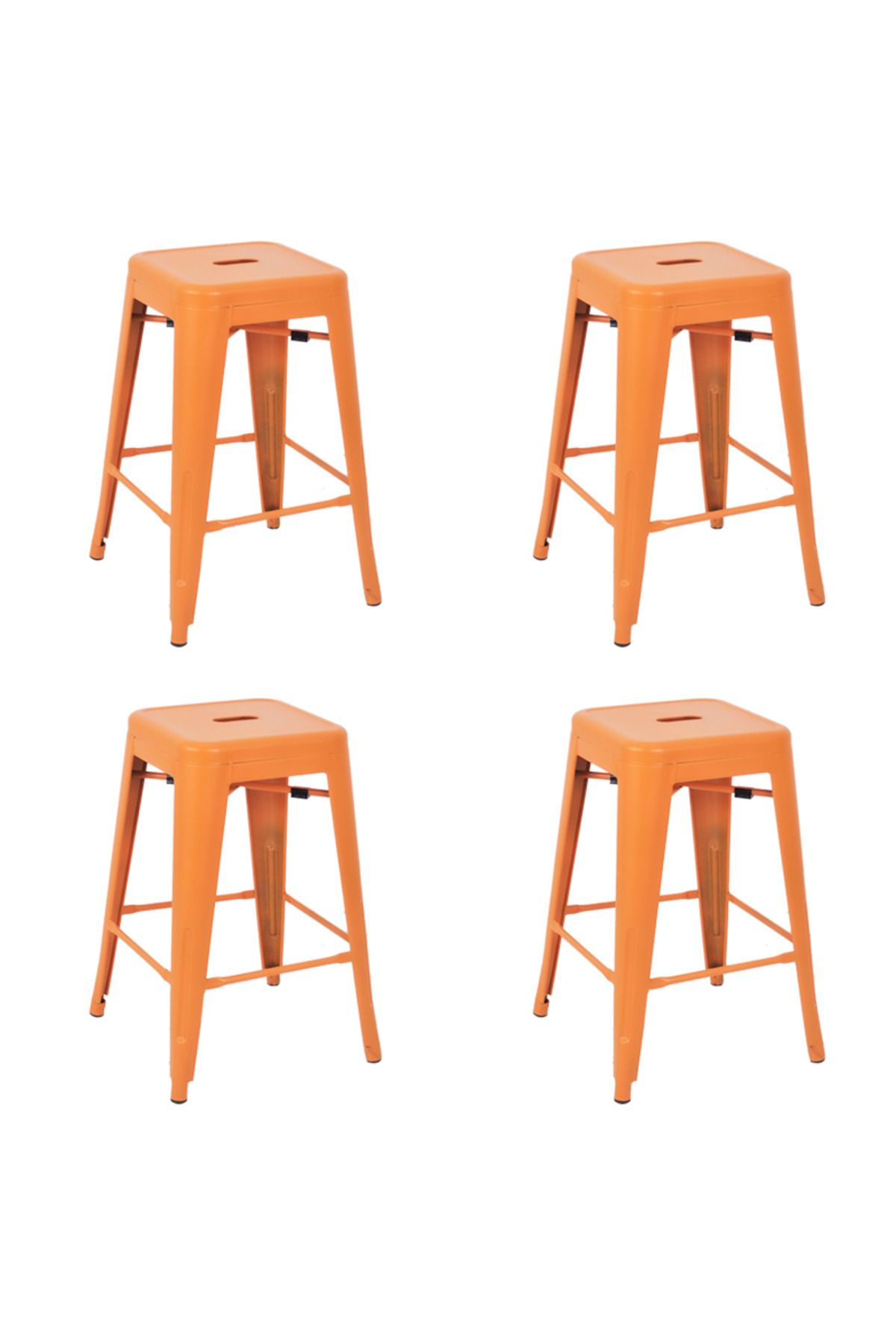 ChairLife Tolix Yüksek Metal Tabure (4 Adet)