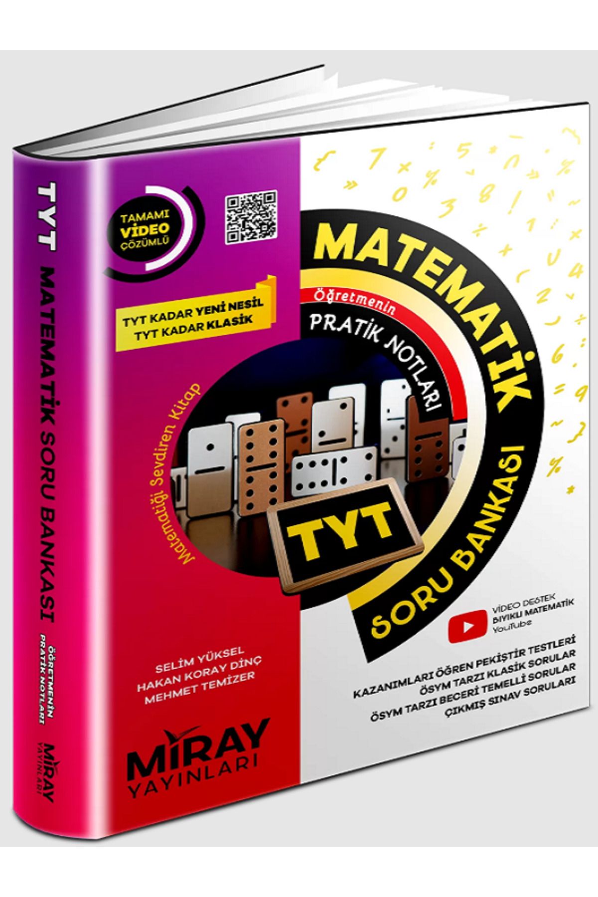 Evrensel İletişim Yayınları Miray Yay. TYT Matematik Soru Bankası / Öğretmenin Pratik Notları - Tamamı Video Çözümlü