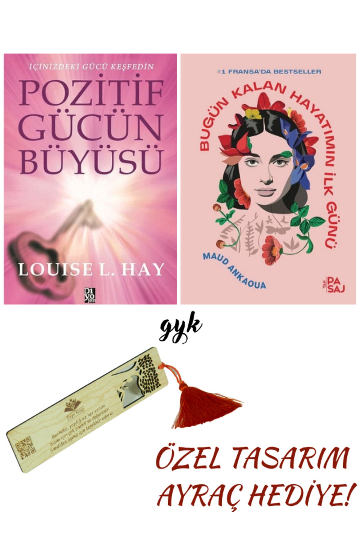 Diyojen Yayıncılık Pozitif Gücün Büyüsü ve Bugün Kalan Hayatımın İlk Günü 2'li SET (AYRAÇ HEDİYELİ!)