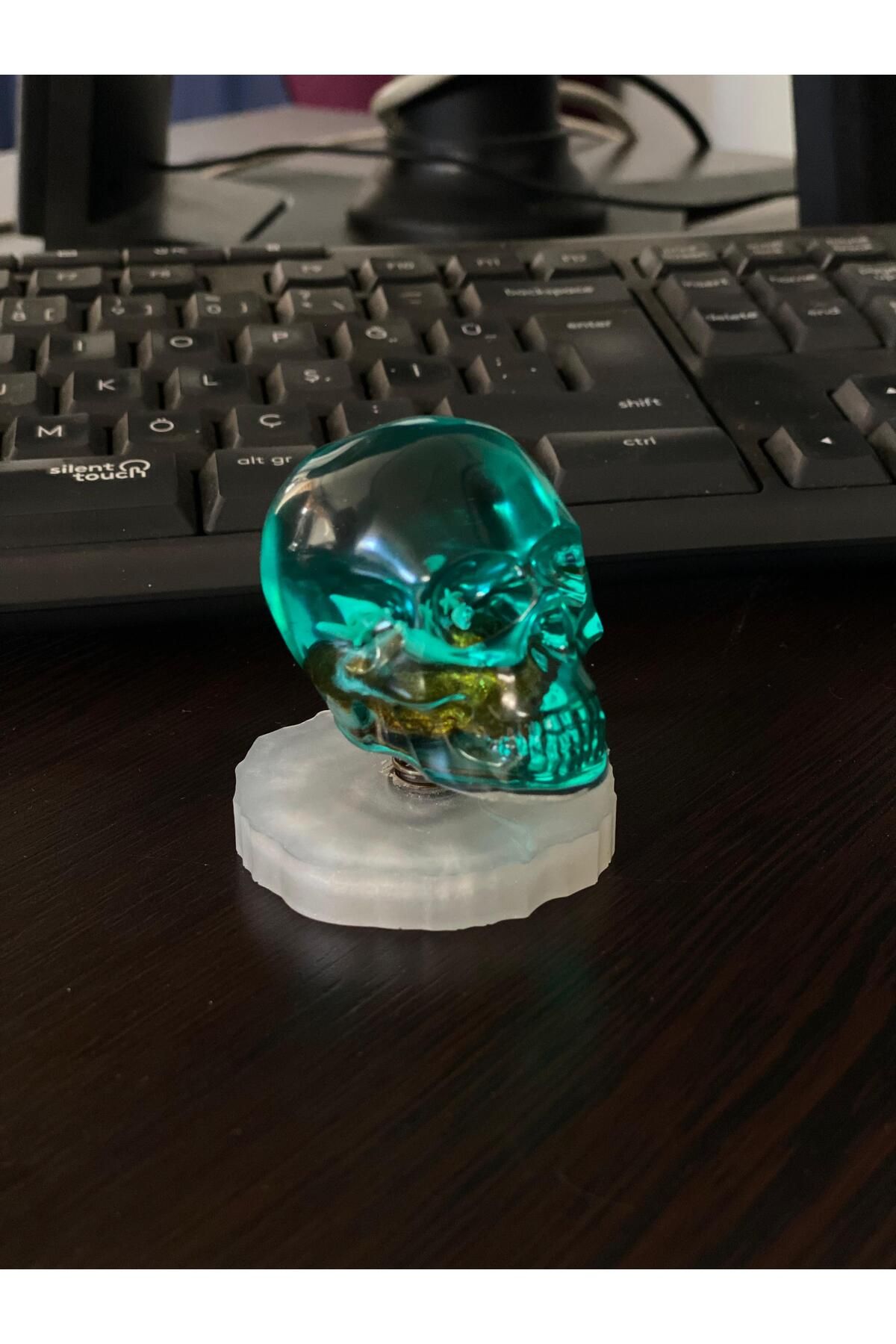 FEMXPLUS 🦴 Swingskull - Mini Dekoratif Kurukafa Biblo