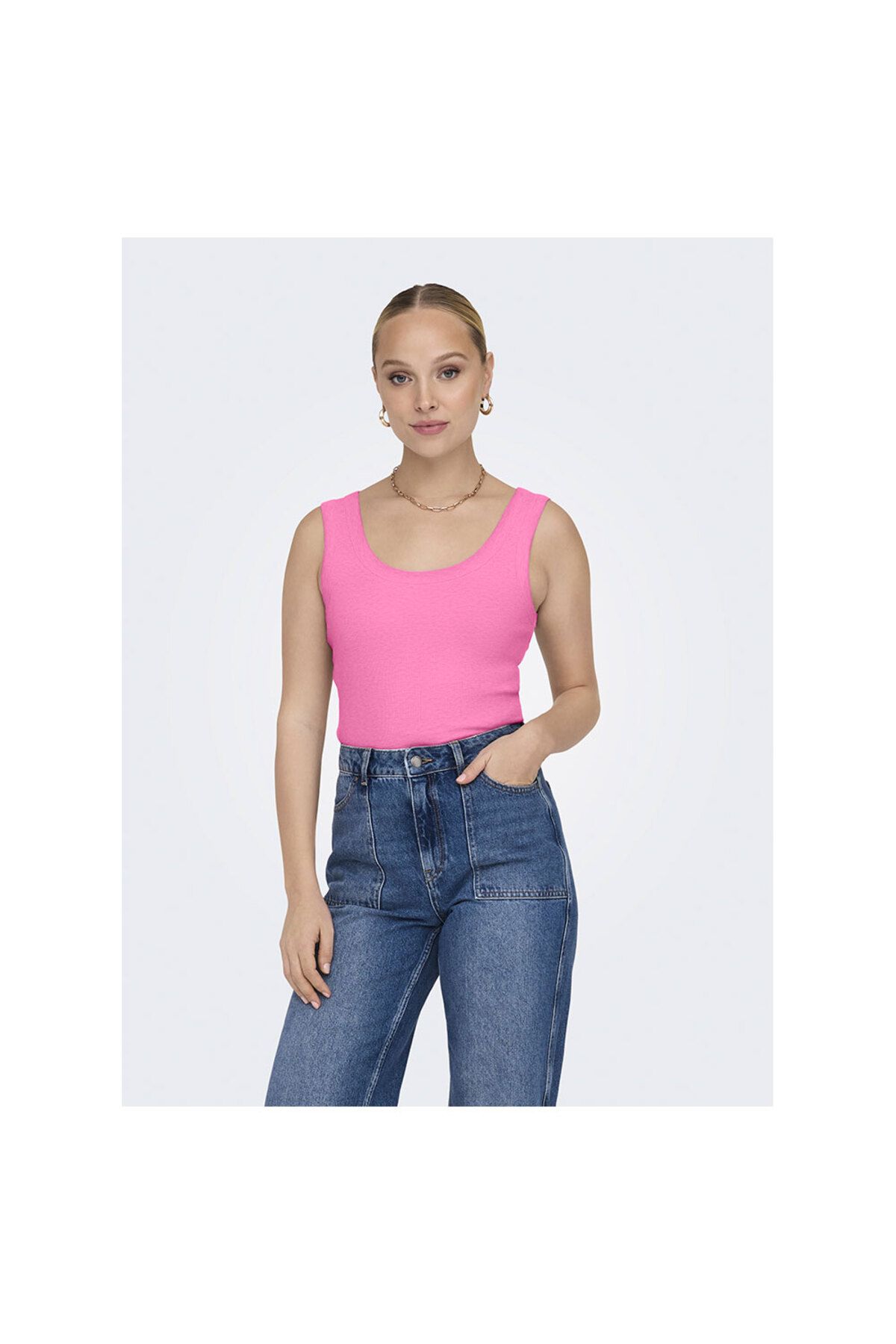 ONLY Onleasy S/L Tank Top Jrs Kadın Askılı Bluz 15315571