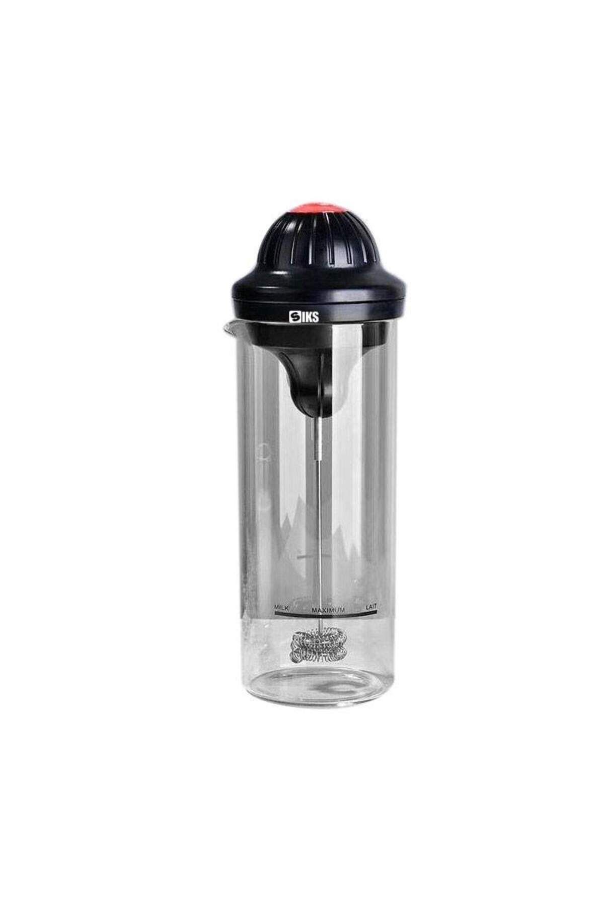 SIKS Spumator Electric De Lapte Cu Cană De 450 Ml, Alimentat Cu Baterii - One Size