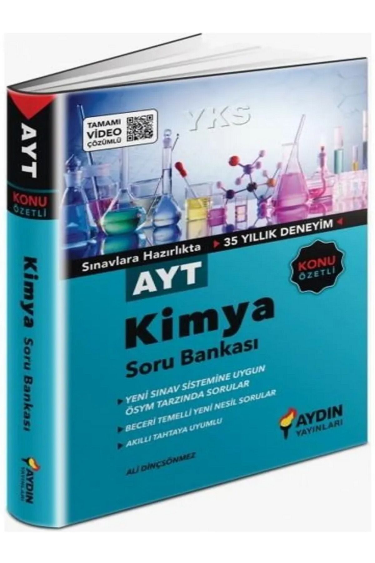 Evrensel İletişim Yayınları Aydın Yay. AYT KİMYA Soru Bankası / Konu Özetli - Sınavlara Hazırlık - Tamamı Video Çözümlü