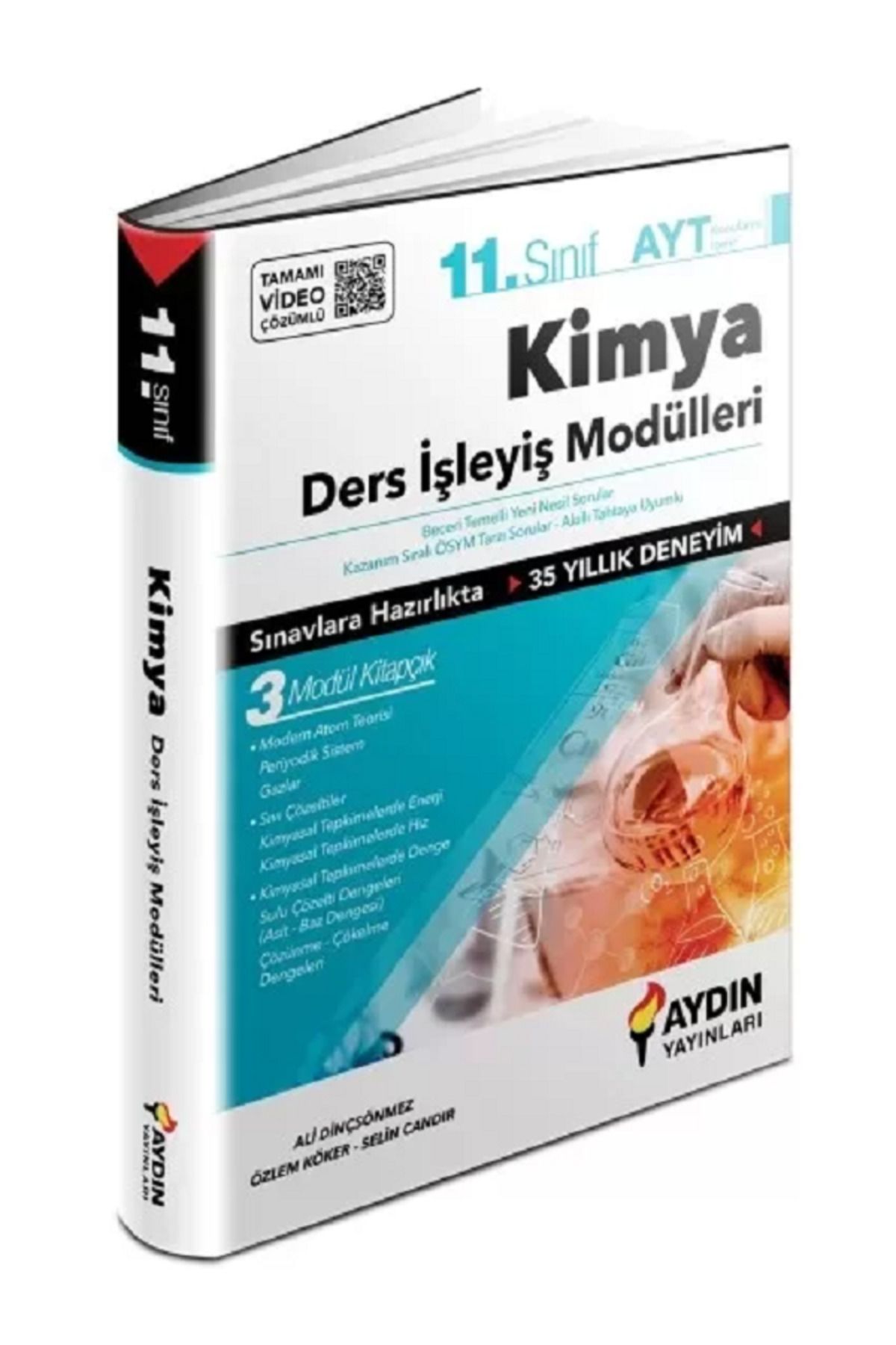 Evrensel İletişim Yayınları 11.Sınıf Aydın Yay. KİMYA Ders İşleyiş Modülleri / 3 Modül Kitapçık / Tamamı Video Çözümlü