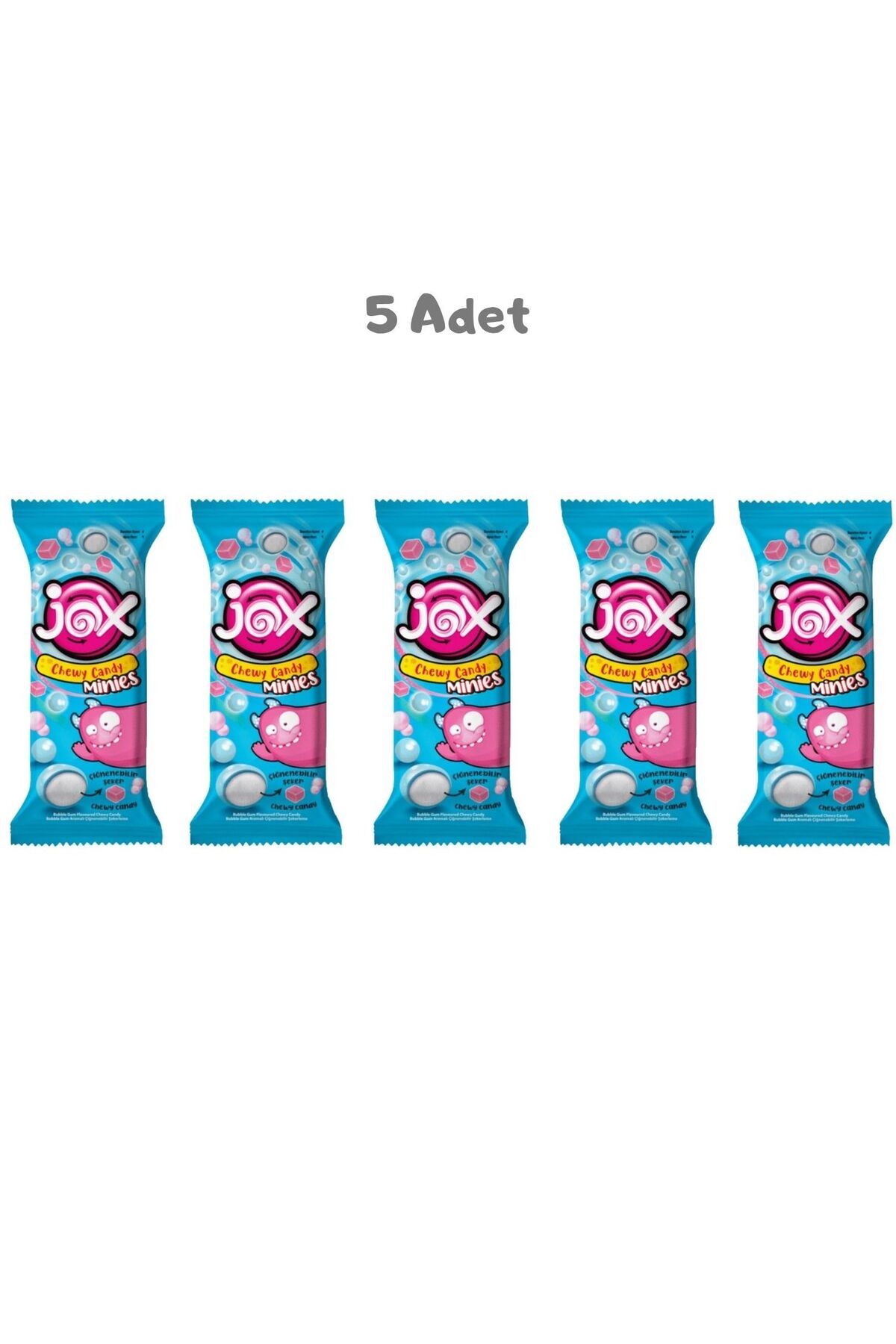 Unibon Minies Bubble Gum Çiğnenebilir Şekerleme 5 Adet