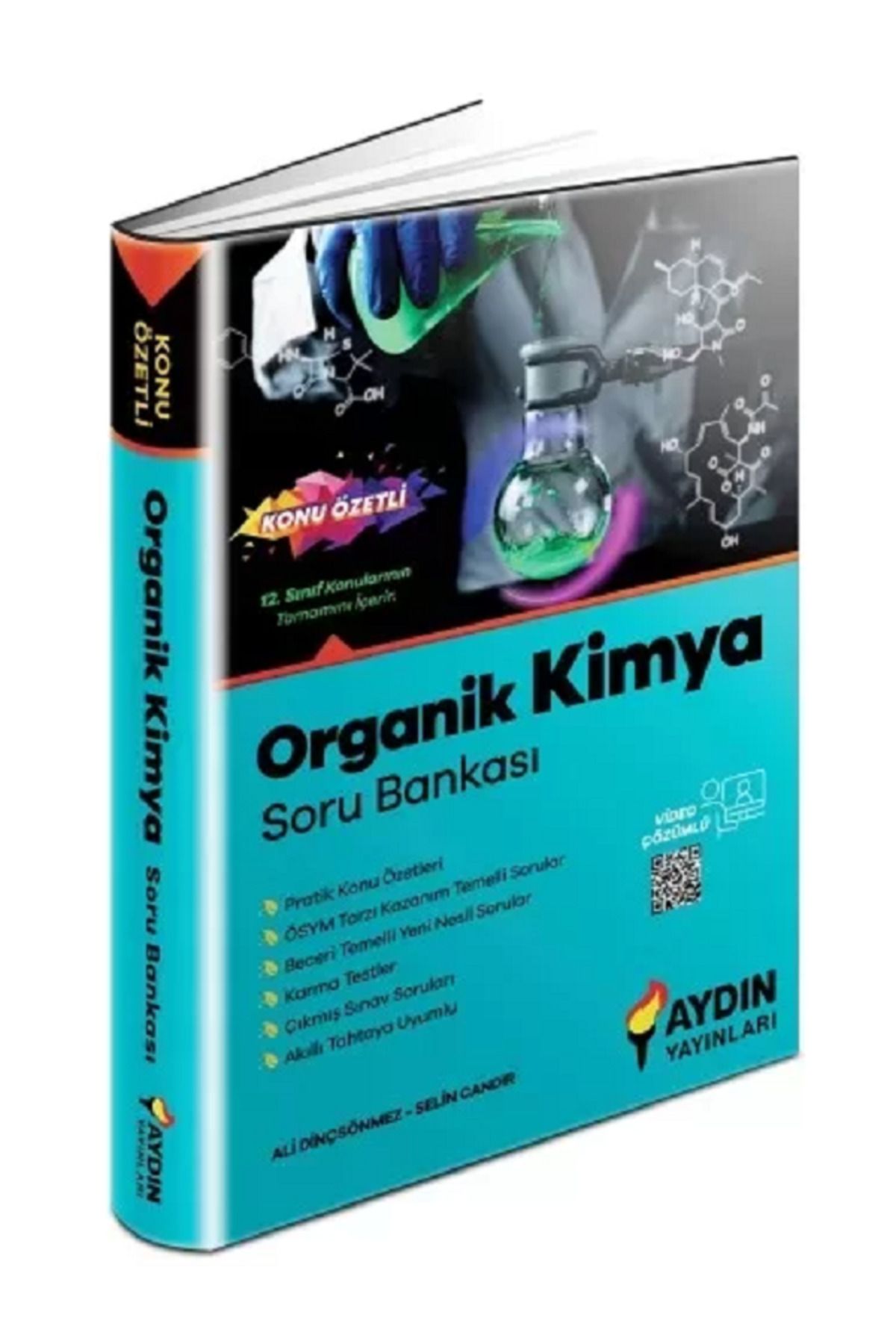 Evrensel İletişim Yayınları Aydın Yay. ORGANİK KİMYA Soru Bankası / Konu Özetli - Sınavlara Hazırlık - Tamamı Video Çözümlü