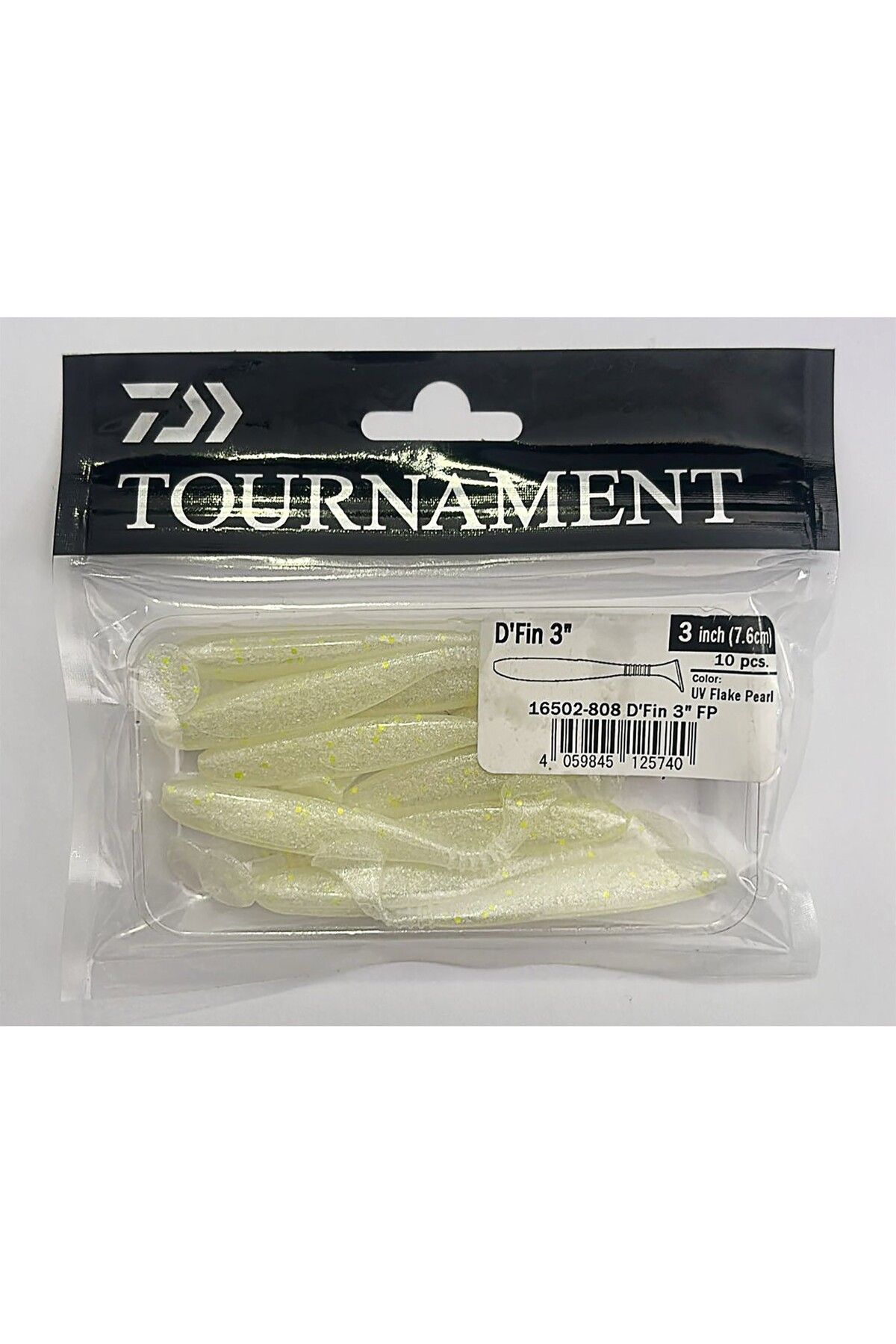 daiwa Tournament D'Fin 3" 7.6cm 10 Adet Silikon Yem