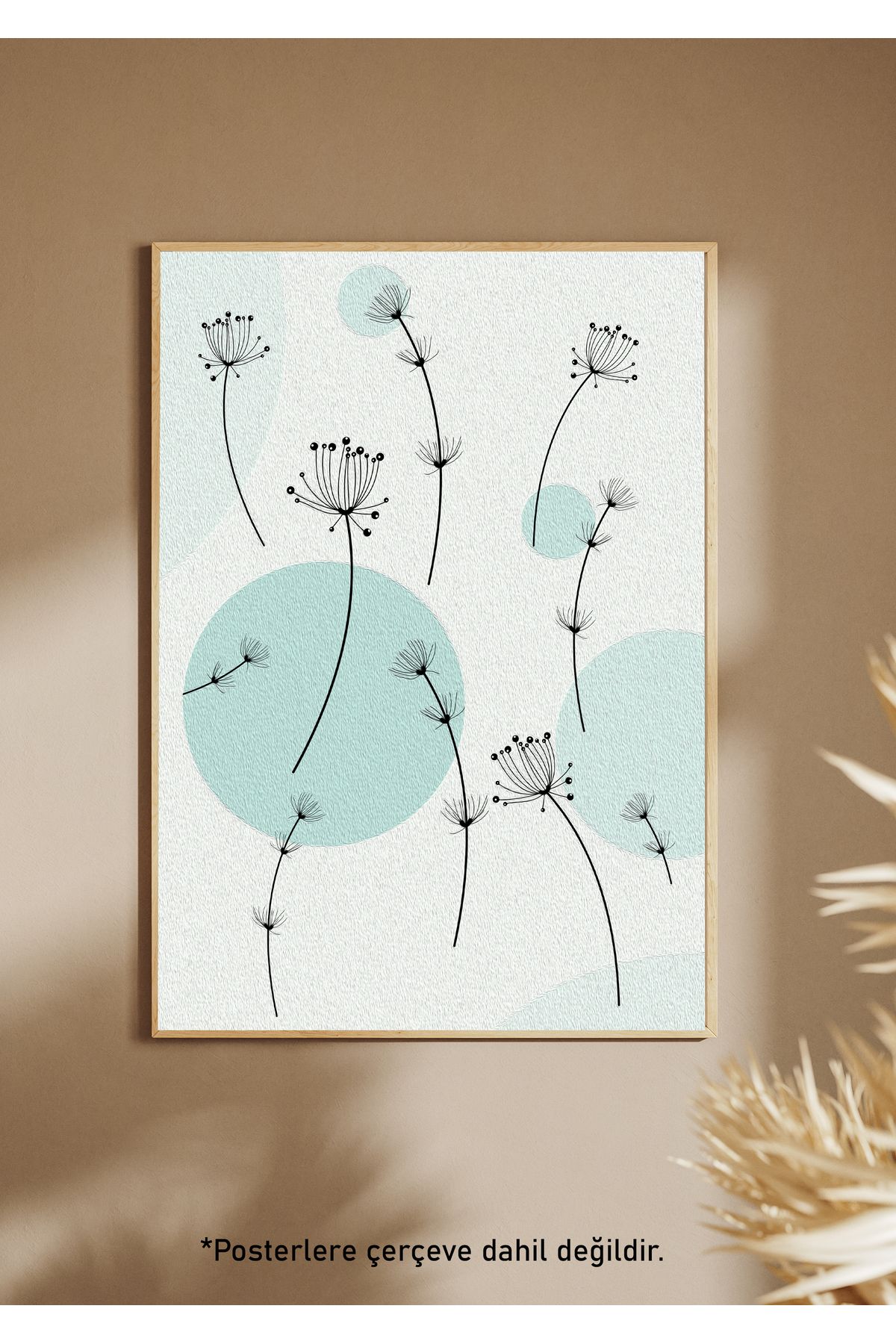 One Little Happiness ESTETİK ÇİÇEK Poster Estetik Duvar Posteri , Çerçevesiz Poster