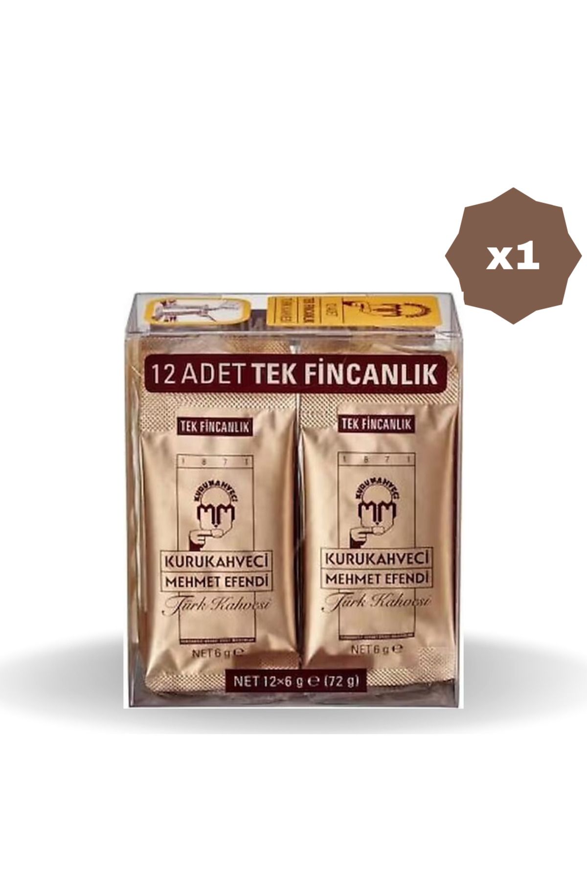 Mehmet Efendi MEHMET EFENDİ TÜRK KAHVESİ 6 GR - (1 ADET)