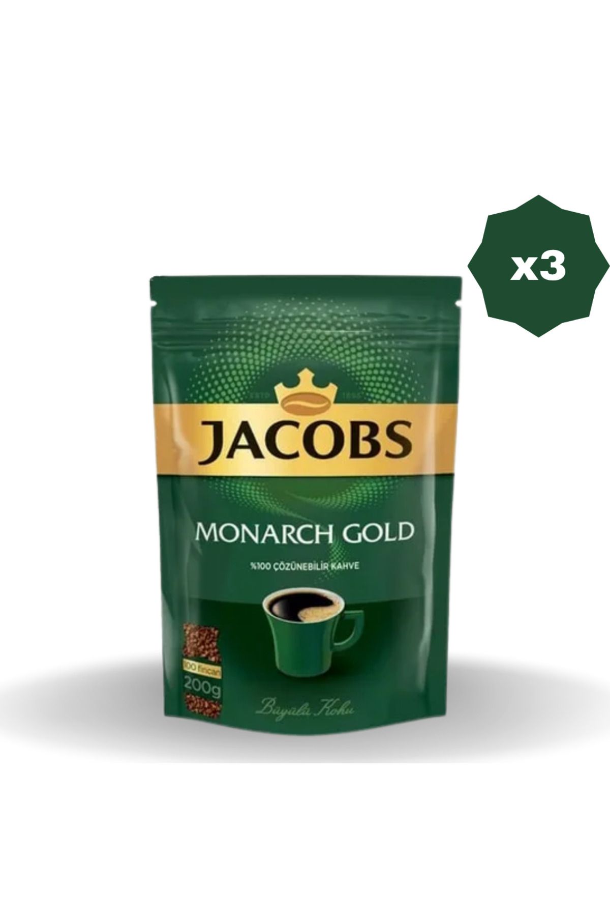 Jacobs MONARCH KAHVE 200 GR - (3 ADET)