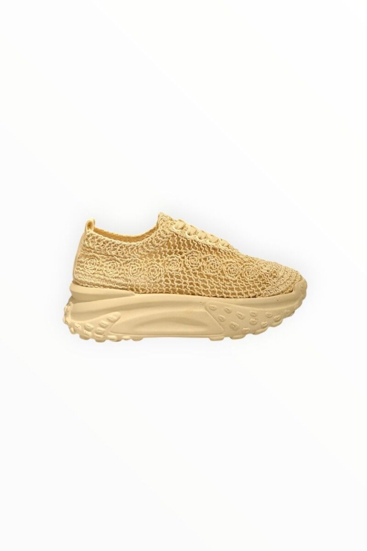 KAPSHON KADIN GÜPÜR DETAYLI BAĞCIKLI SNEAKER