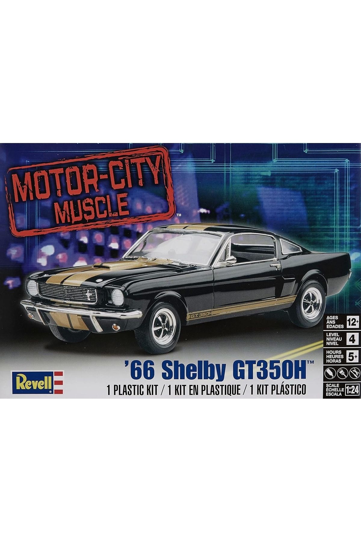 REVELL 1/24 '66 Shelby Mustang Gt350h