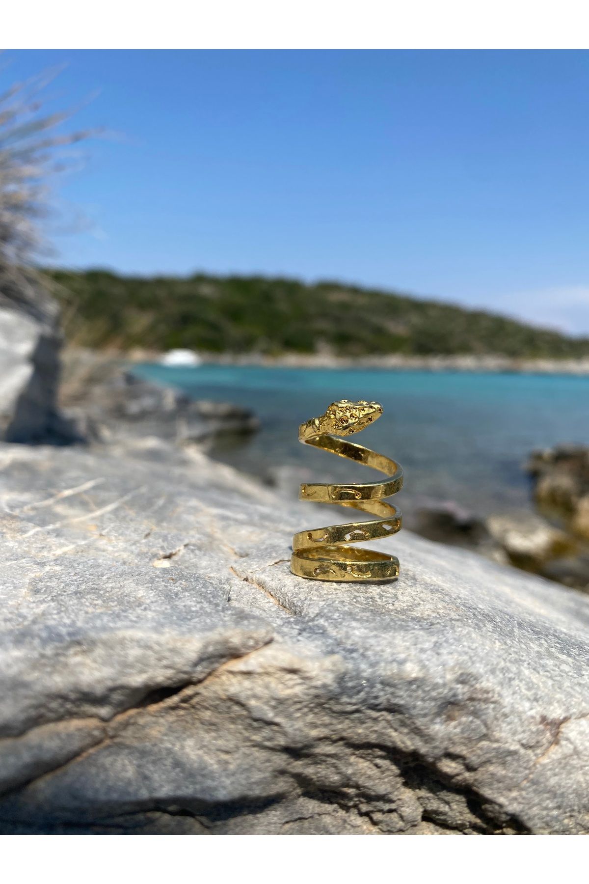 Cayo Largo Jewellery Symona Gold Yüzük Pirinç Üzeri Altın Kaplama
