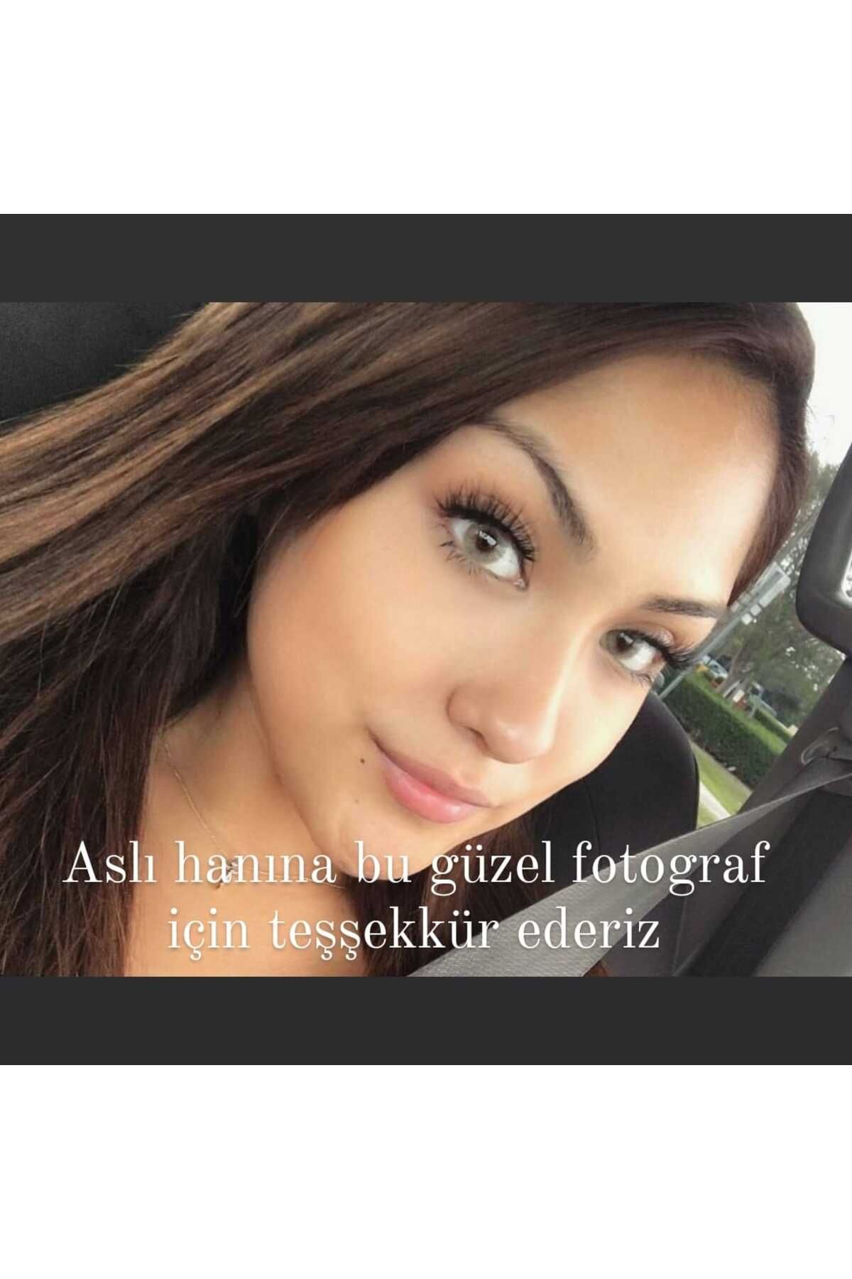 Axhara Newyork Quince Hazel/Ela Göz Kirpik Lens/YIllık