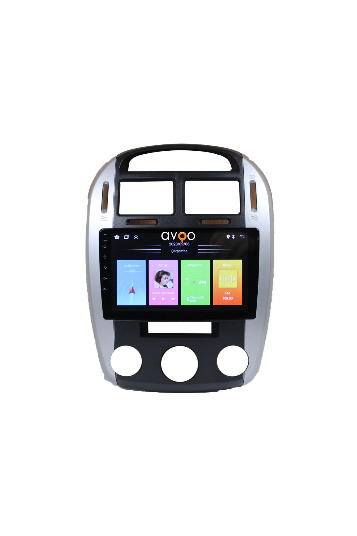 CityGO KİA CERATO 2007/2009 9 İNÇ ANALOG KLİMA 8-128
