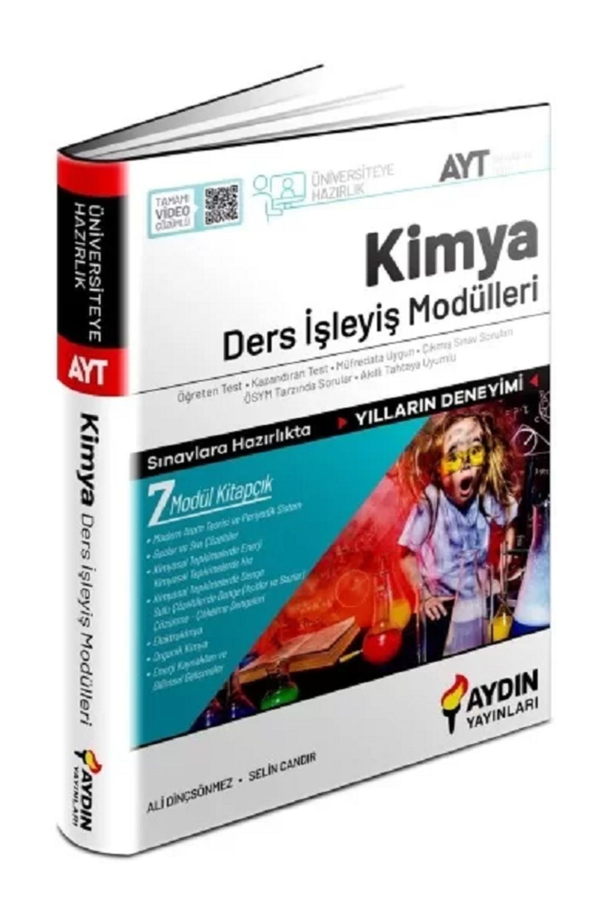 Evrensel İletişim Yayınları Aydın Yay. AYT KİMYA Ders İşleyiş Modülleri / 7 Modül Kitapçık / Tamamı Video Çözümlü