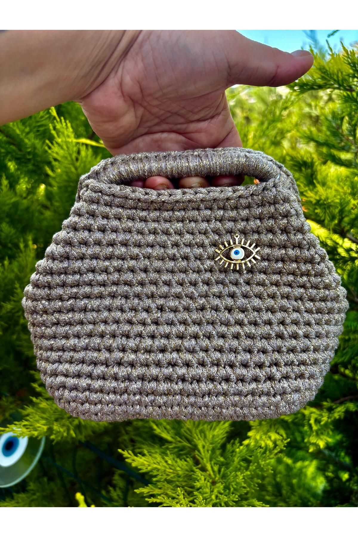 UNİCORNS Tasarım Clutch, Burslu Clutch, Küçük Boy Clutch, Saplı Clutch, Simli El Çantası