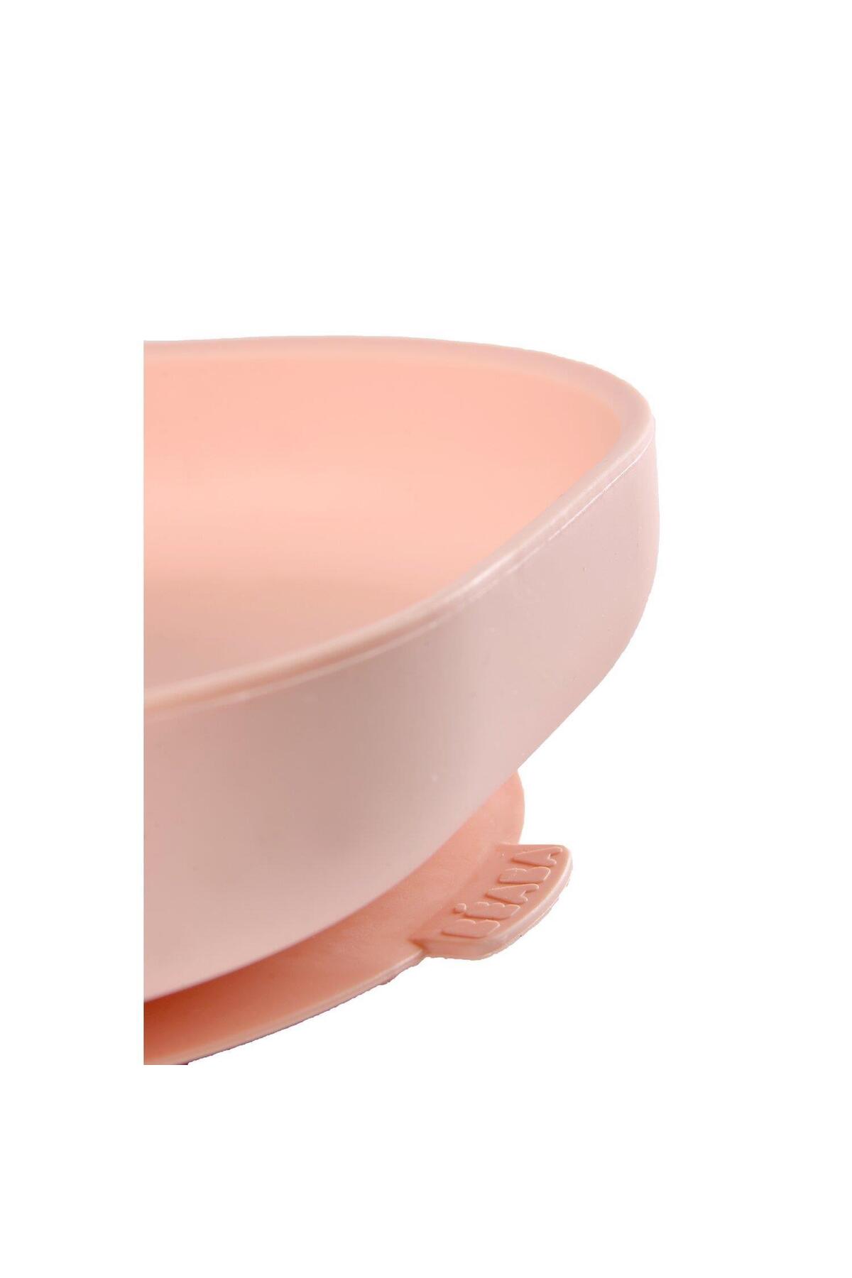 Beaba Vakumlu Silikon Tabak, Light Pink fotoğrafı 6 (önizleme)